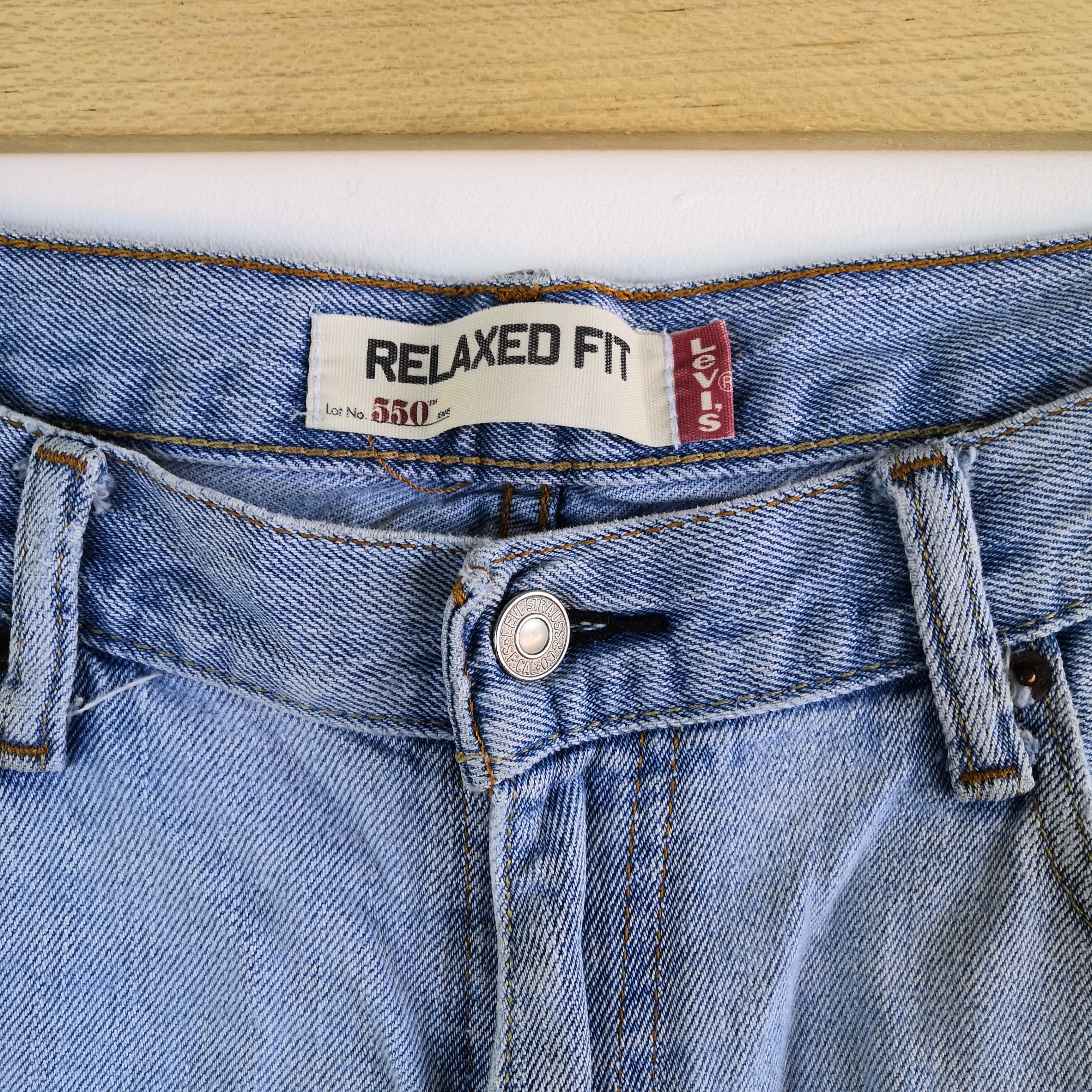 Levi's Vintage Levis 550 Sun Faded Denim Levi's Light Wash Jeans Size US 34 / EU 50 - 9 Thumbnail