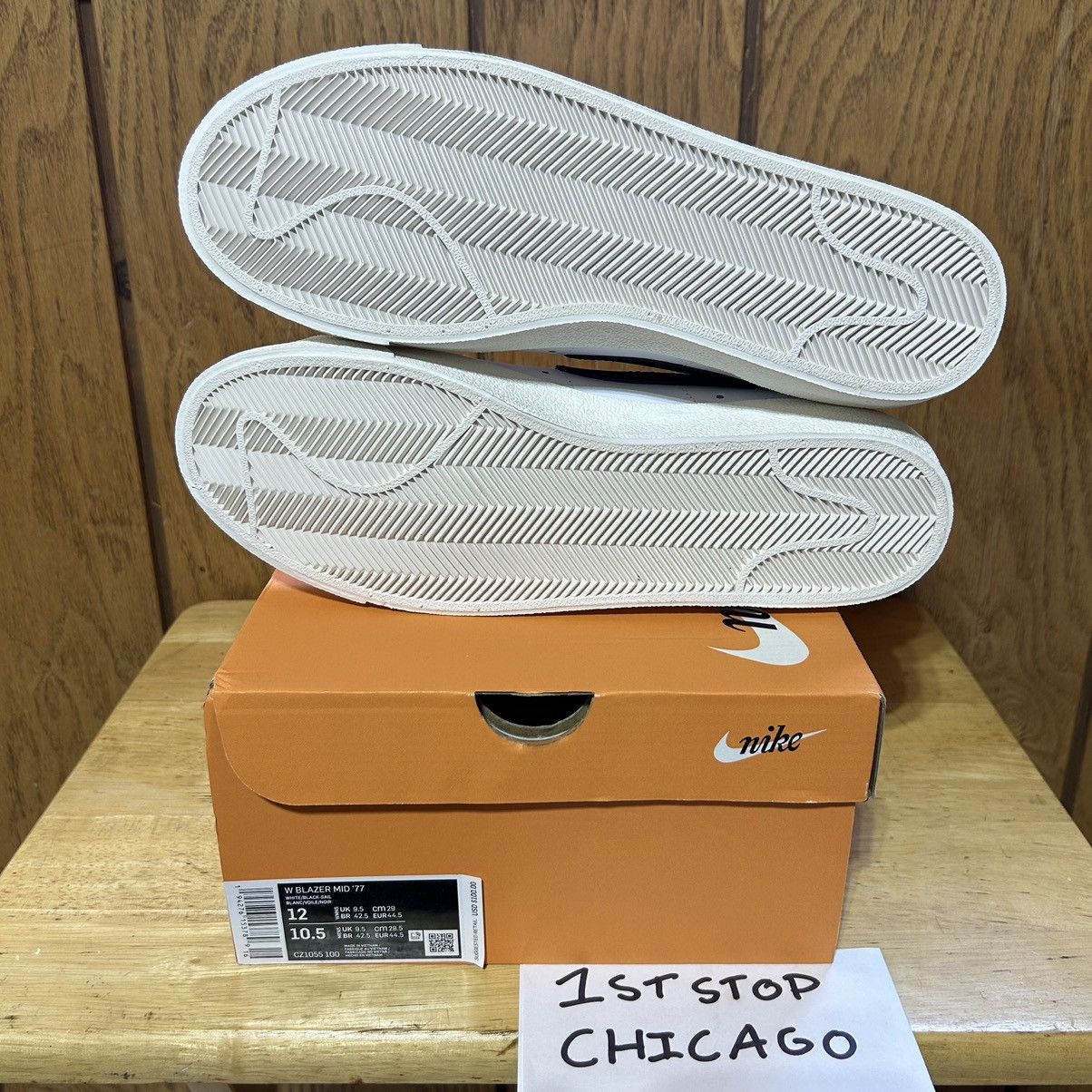 Nike Nike Blazer Mid 77 Shoes Womens Size 12 White CZ1055-100 NEW Size US 12 / IT 42 - 7 Thumbnail