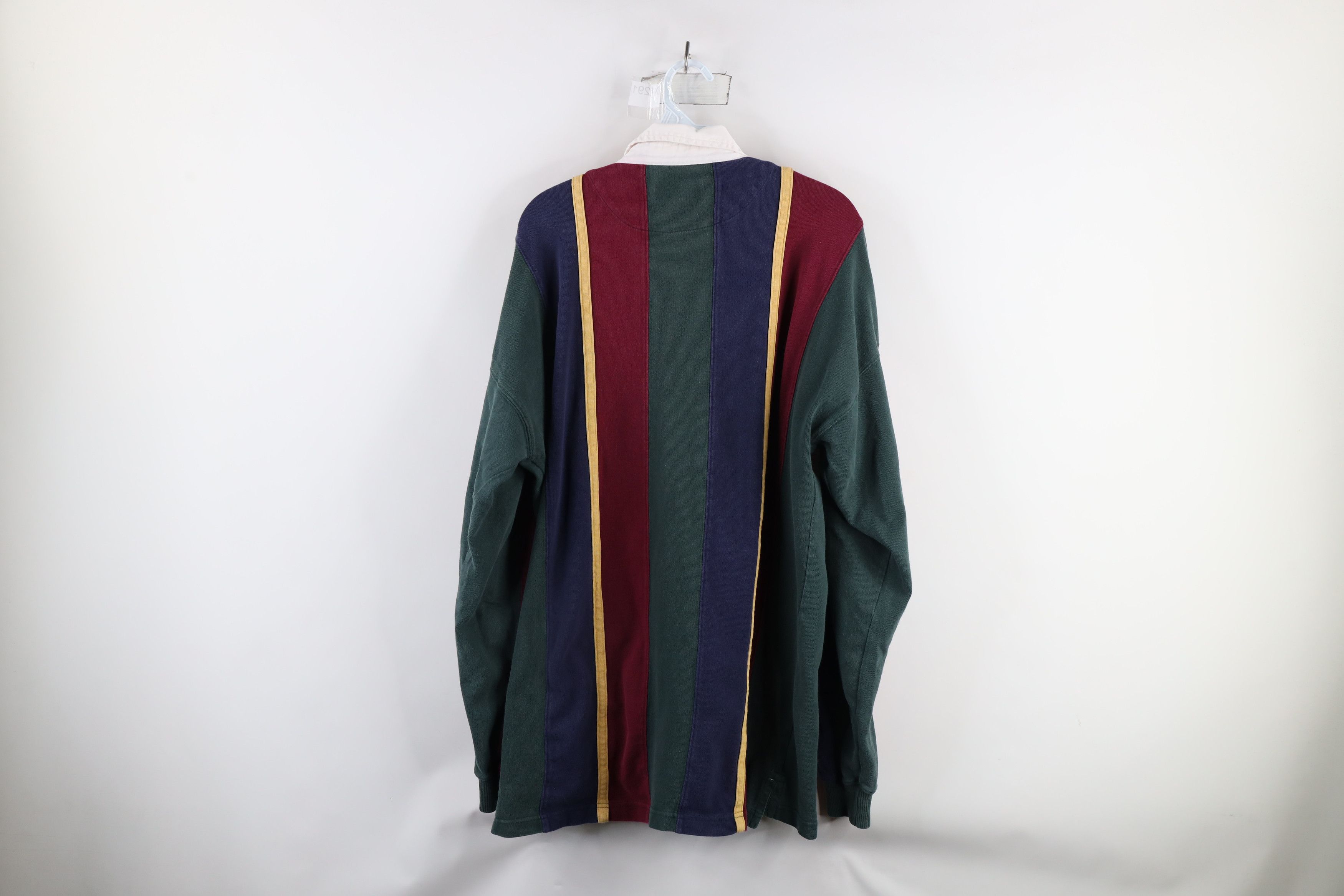 Vintage Vintage 90s Streetwear Heavyweight Long Sleeve Rugby Polo Size US XL / EU 56 / 4 - 9 Thumbnail