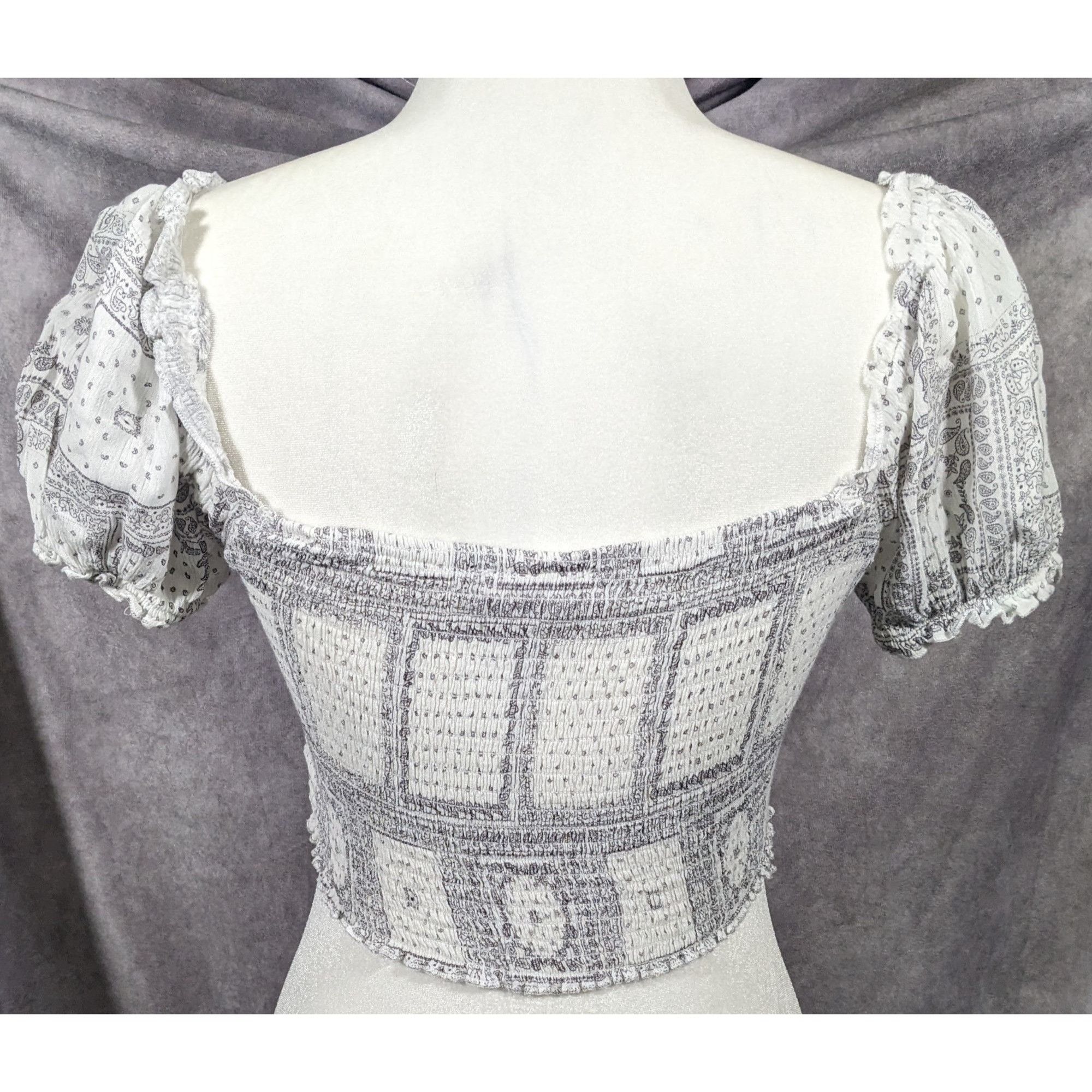 Other Isabelle's Closet Bohemian Festival Peasant Crop Top Size Me Size M / US 6-8 / IT 42-44 - 5 Thumbnail