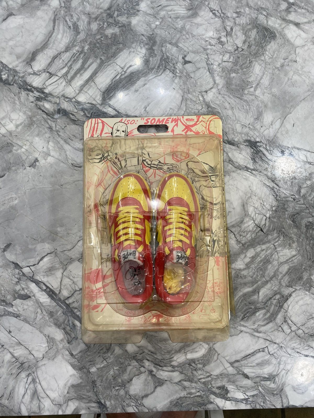 Bape Bape x Marvel Iron Man Bapesta Size US 9 / EU 42 - 4 Thumbnail