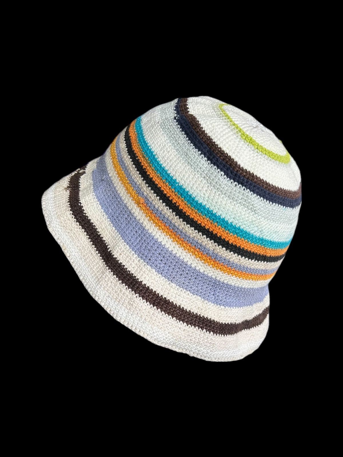 Japanese Brand × Kapital × Vintage Crochet Knitted Handmade Bucket Hats ☠️☠️ Size ONE SIZE - 4 Thumbnail