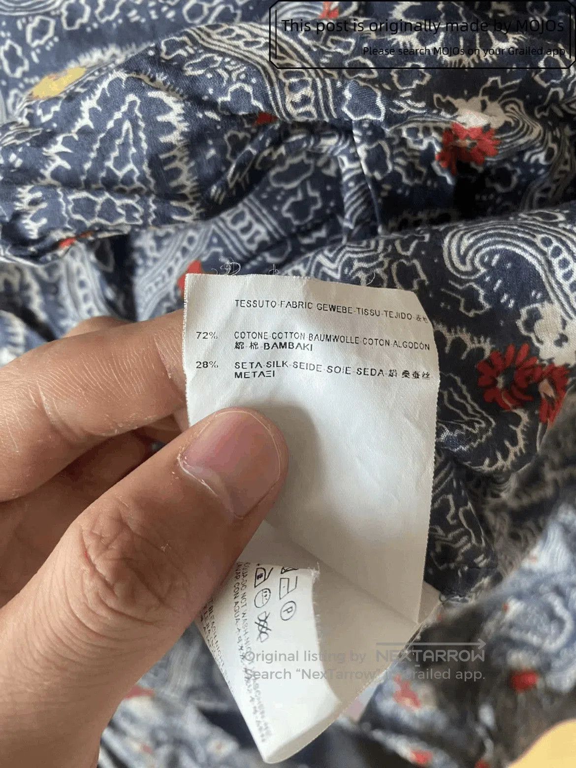 Saint Laurent Paris Sz 39 Saint Laurent Paris 15SS Bandanna Pattern Shirt. Size US M / EU 48-50 / 2 - 5 Thumbnail