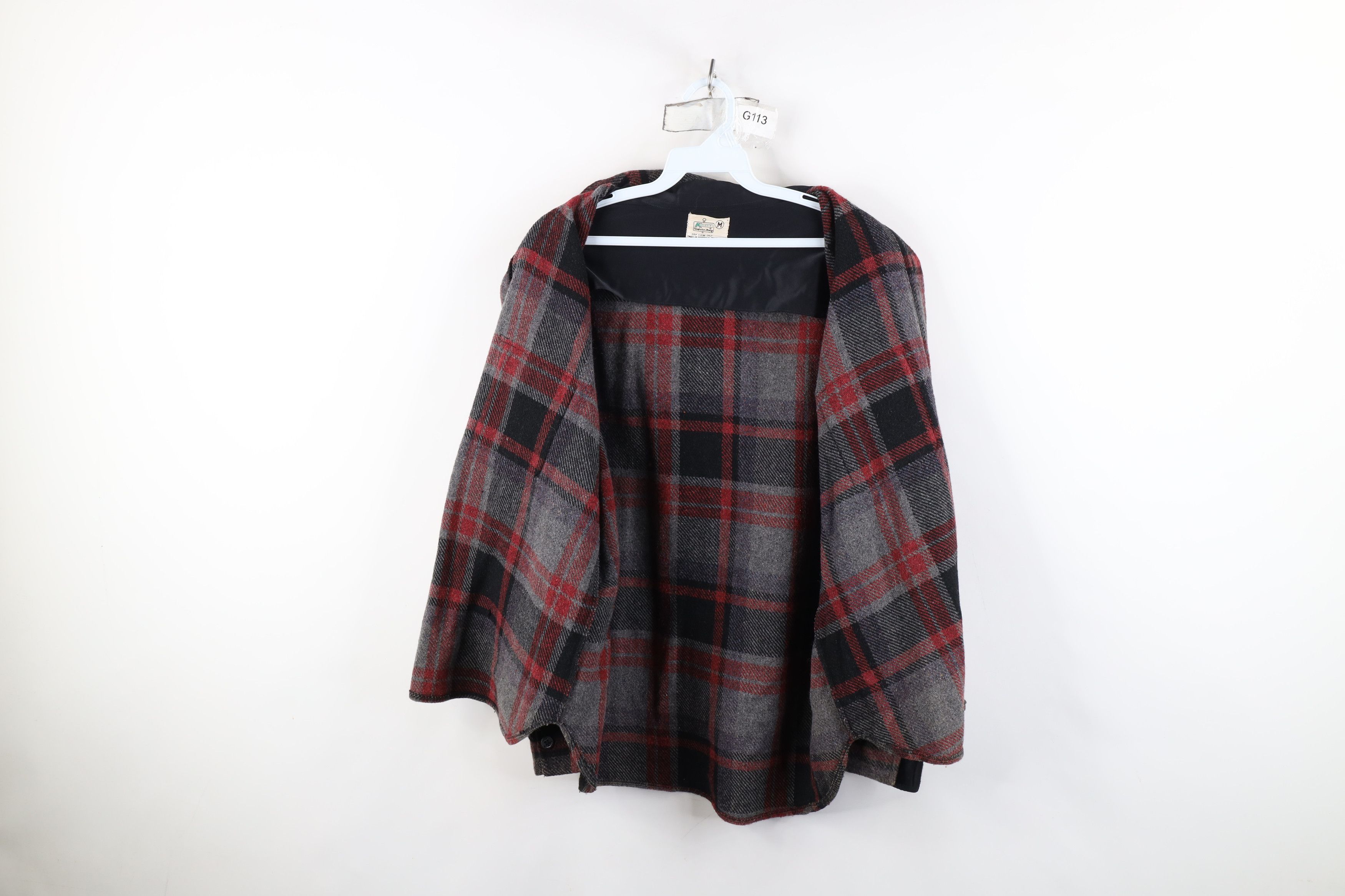 Vintage Vintage 60s 70s Streetwear Shirt Jacket Jac Shirt Plaid Size US M / EU 48-50 / 2 - 11 Thumbnail