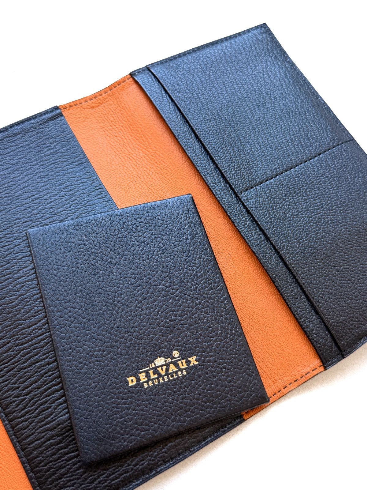 Delvaux Delvaux Blue Leather Wallet/ Organizer Luxury Style Size S Size ONE SIZE - 7 Thumbnail