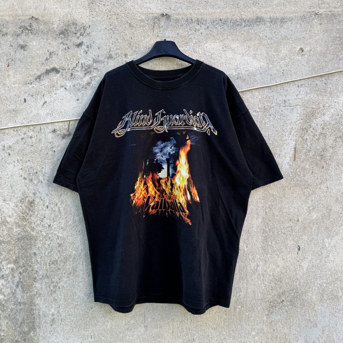 Band Tees Blind Guardian Valhalla Album Metal Band Tee Vintage Washed Size US XXL / EU 58 / 5 - 4 Thumbnail