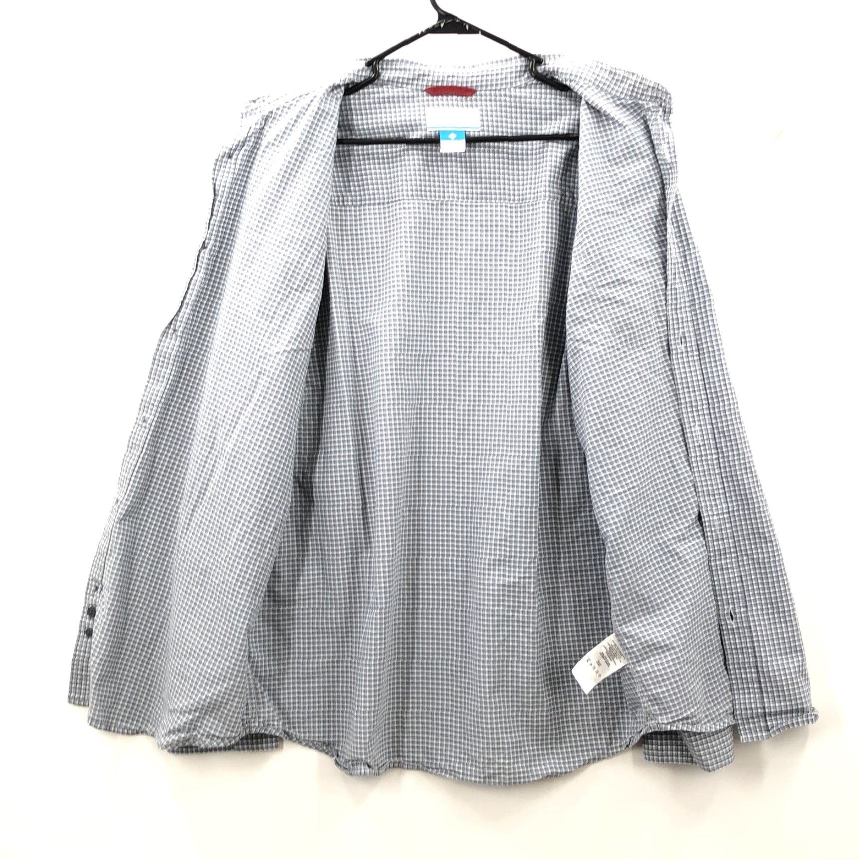 Vintage Columbia Mens Gray Long Sleeve Check Collared Casual Button Up Shirt XL Size US XL / EU 56 / 4 - 5 Thumbnail