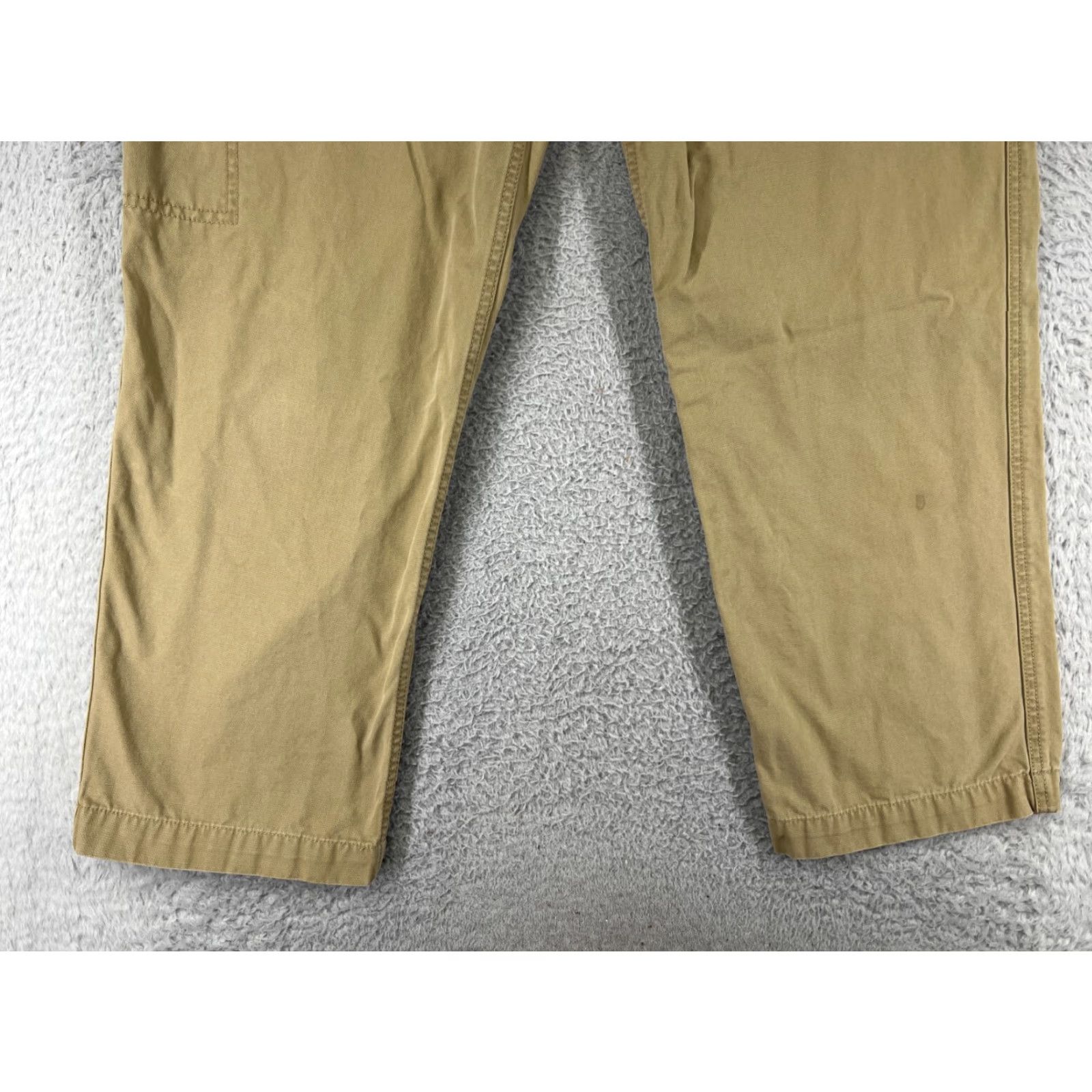 Dockers DOCKERS Pants Mens 38 Beige Canvas Cargo Pocket 5-Pocket Relaxed Straight 100% Cotton DUCK Shirt? Size US 38 / EU 54 - 6 Thumbnail
