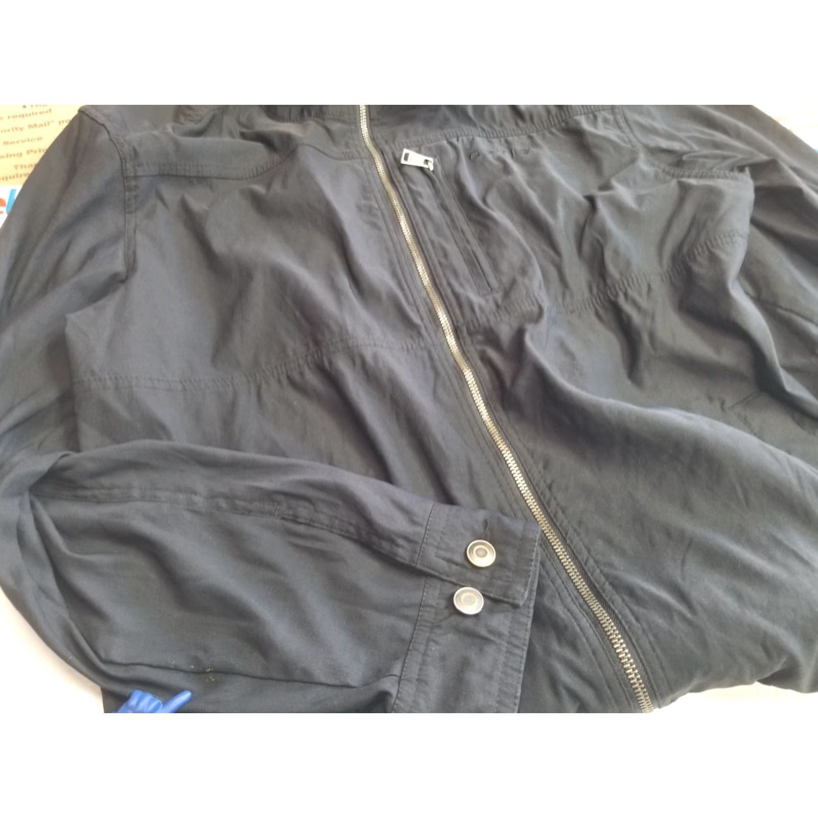 Orvis Orvis Jacket Zip Up Full Zip L Black Men Large nylon solid lined See Pics Mens L Size US L / EU 52-54 / 3 - 7 Thumbnail