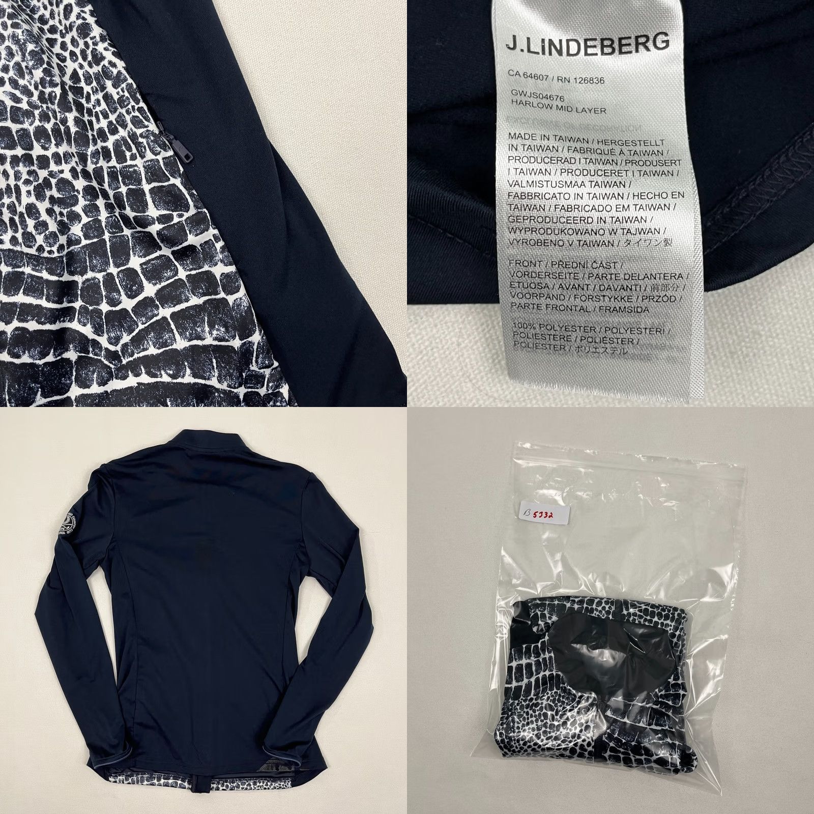 J.Lindeberg Washington Golf & Country Club J.Lindeberg Harlow Mid Layer Jacket Womens XS Size XS / US 0-2 / IT 36-38 - 8 Thumbnail