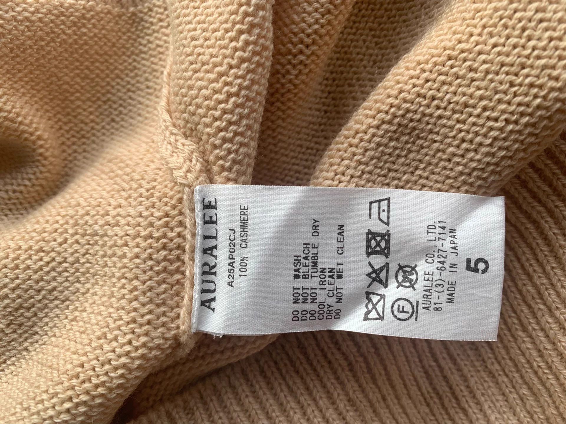 Auralee AURALEE 25AW Light Cashmere Crew Neck Knit Size US XXL / EU 58 / 5 - 4 Thumbnail
