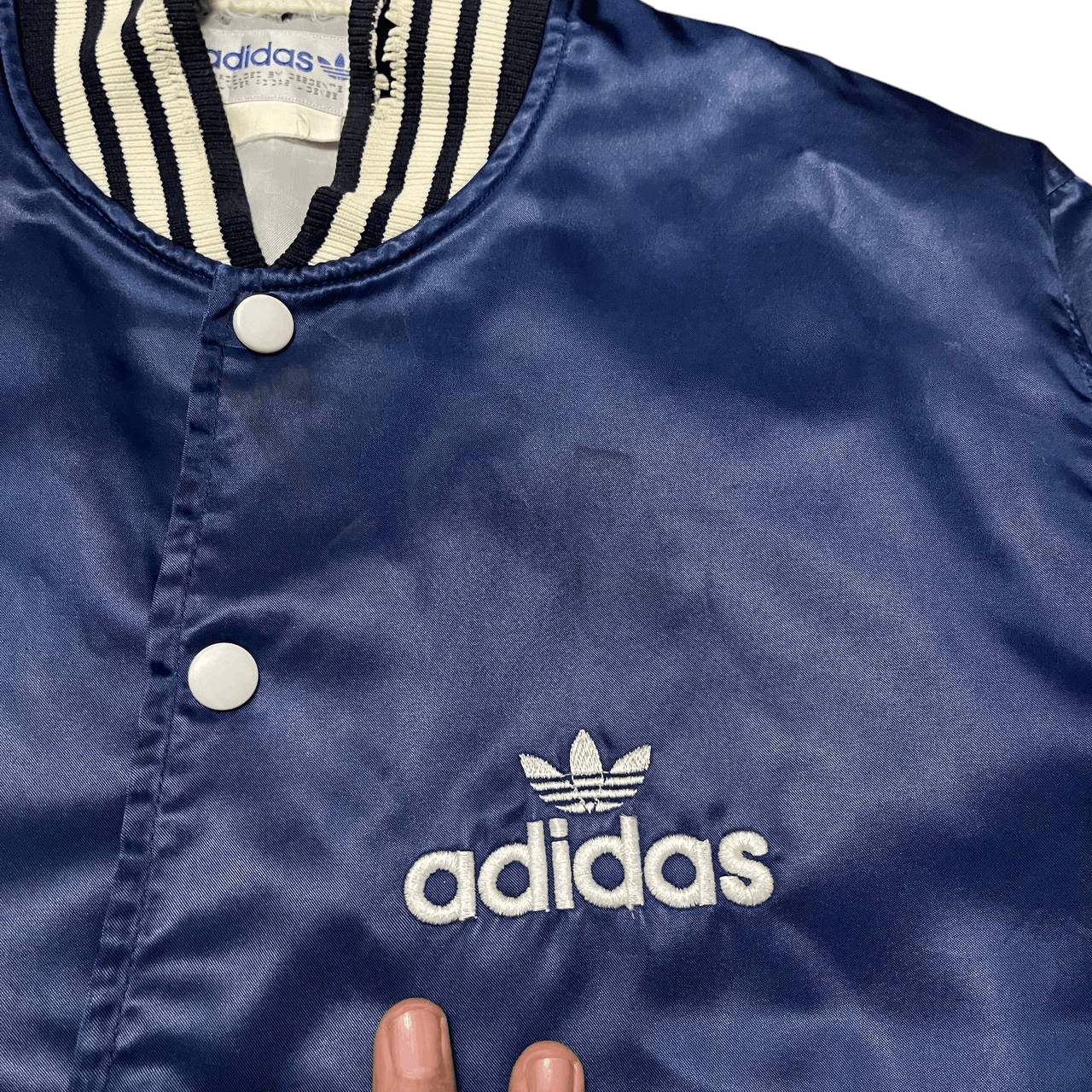 Adidas Vintage Adidas Trefoil Bomber Jacket Size US M / EU 48-50 / 2 - 5 Thumbnail