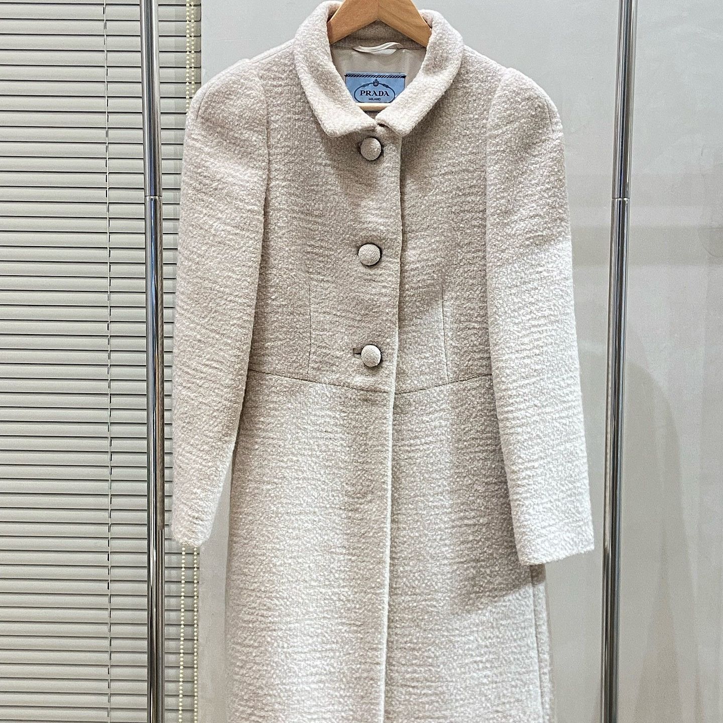 Prada Prada Virgin Wool Coat Size 38 Size XS / US 0-2 / IT 36-38 - 1 Thumbnail
