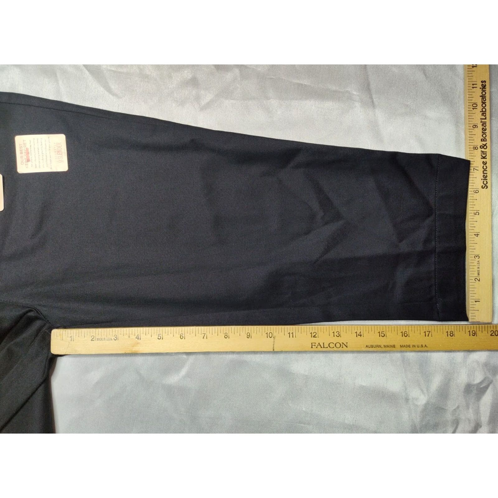 Vintage St Johns Bay Women 8 Black Secretly Slender Capri Pants NEW Size 30" / US 8 / IT 44 - 4 Thumbnail