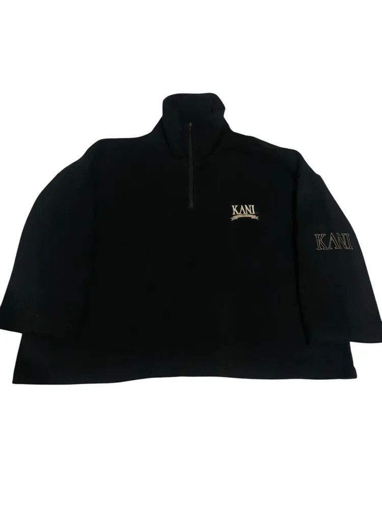 Karl Kani 1990s Karl Kani baggy half zip fleece sweatshirt boxy Size US XL / EU 56 / 4 - 1 Thumbnail