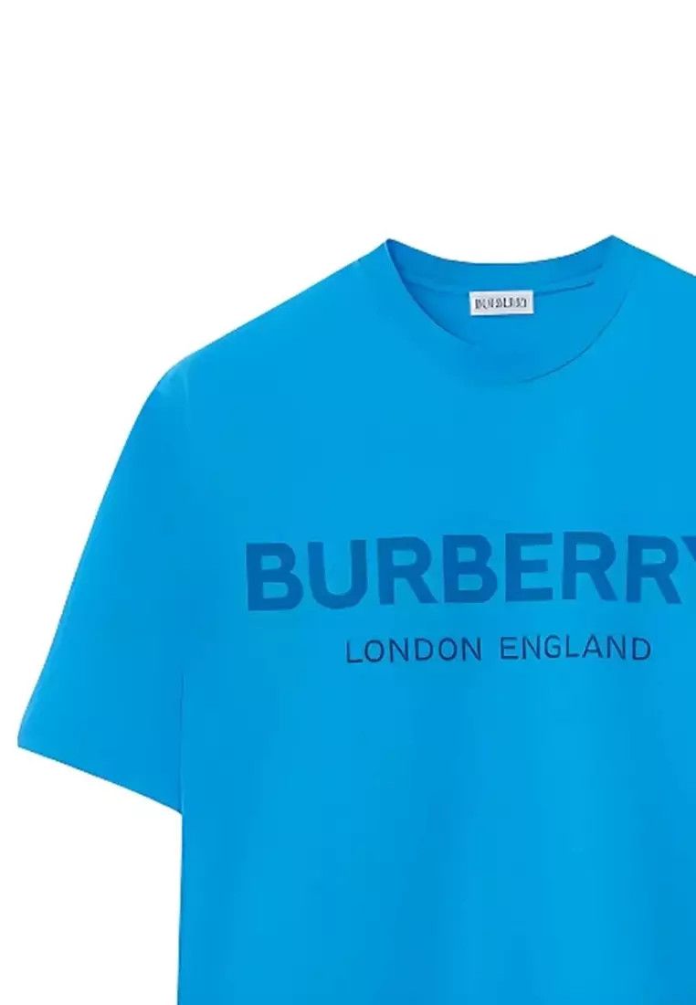 Burberry o1w1db10326 Ellison Logo T-Shirt in Blue Size US S / EU 44-46 / 1 - 4 Thumbnail