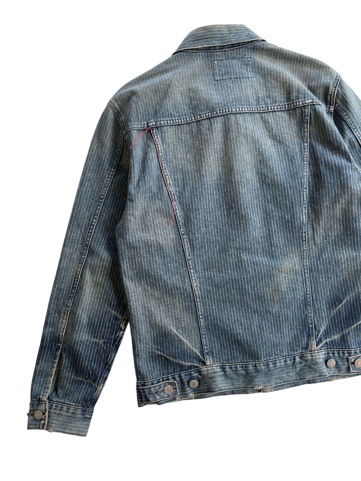 Levi's Vintage Clothing Levis Redloop Hickory Stripe Denim Jacket Size US M / EU 48-50 / 2 - 6 Thumbnail