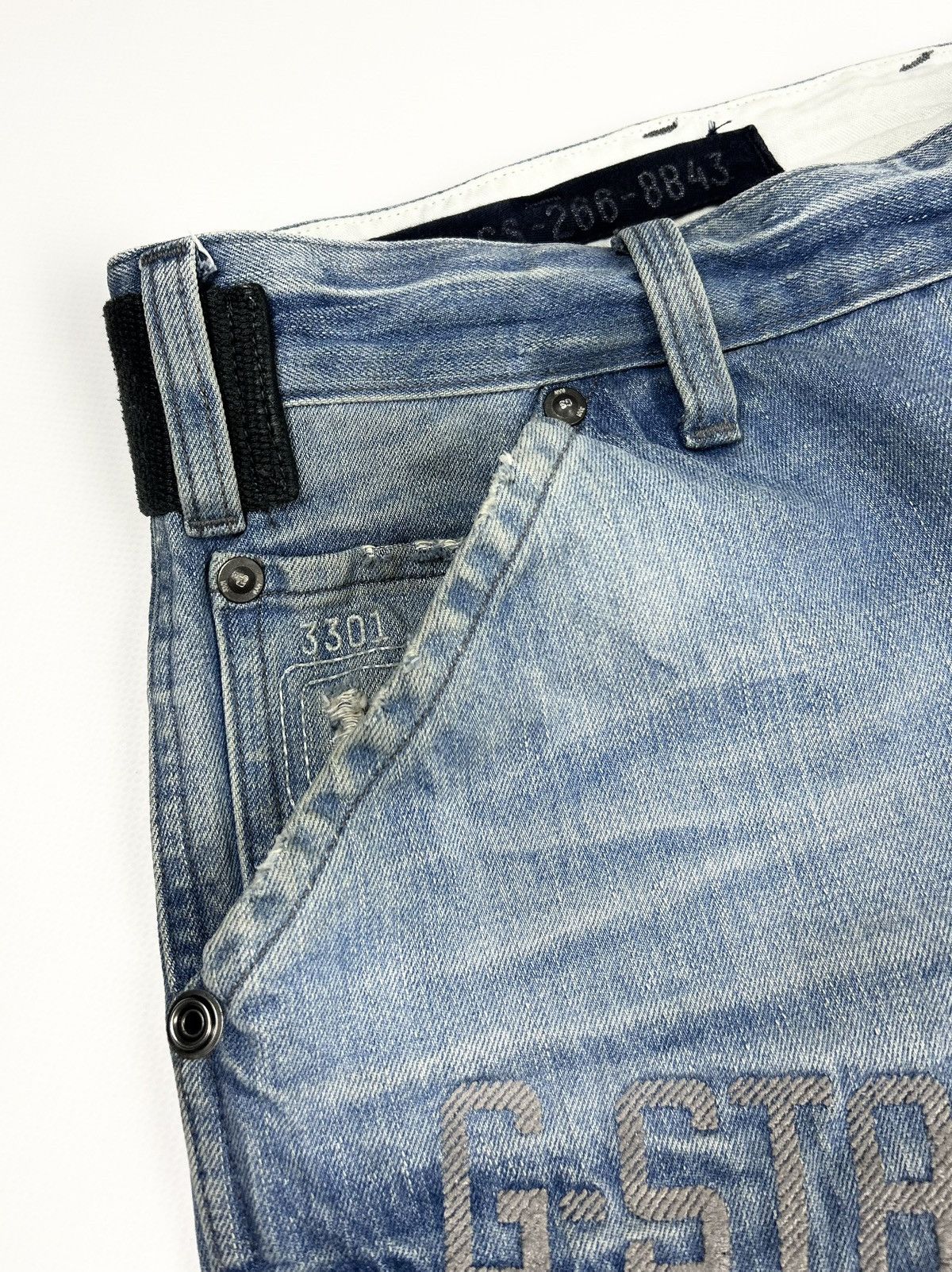 G-Star G-star raw Cargo Denim Pants Blue Japanese Jeans Vintage Y2K Size US 34 / EU 50 - 21 Thumbnail
