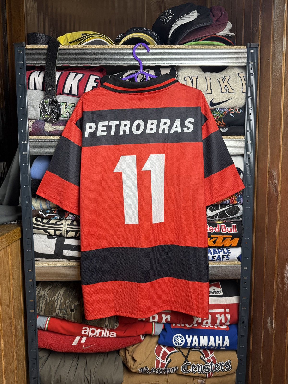 Hypebeast Travis Scott Style Vintage 1999 Flamengo Home Jersey Size US L / EU 52-54 / 3 - 2 Thumbnail