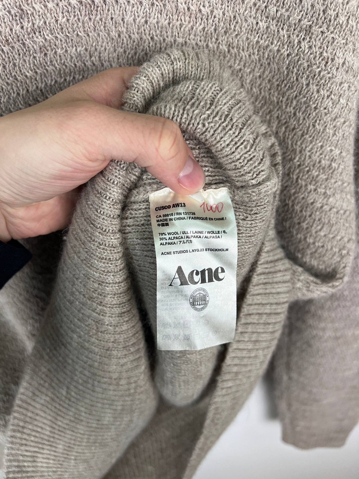 Acne Studios Acne Studios Cusco aw13 wool sweater size M Size US M / EU 48-50 / 2 - 3 Thumbnail