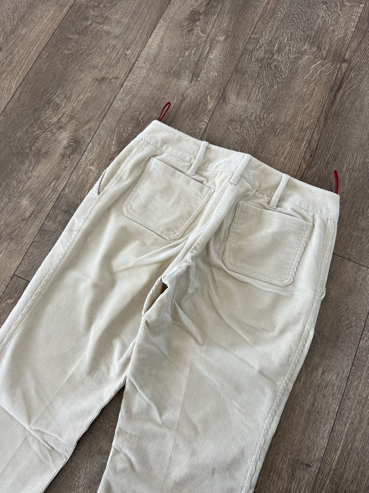 Prada Prada Flare Corduroy Red Tab Pants Size US 30 / EU 46 - 6 Thumbnail
