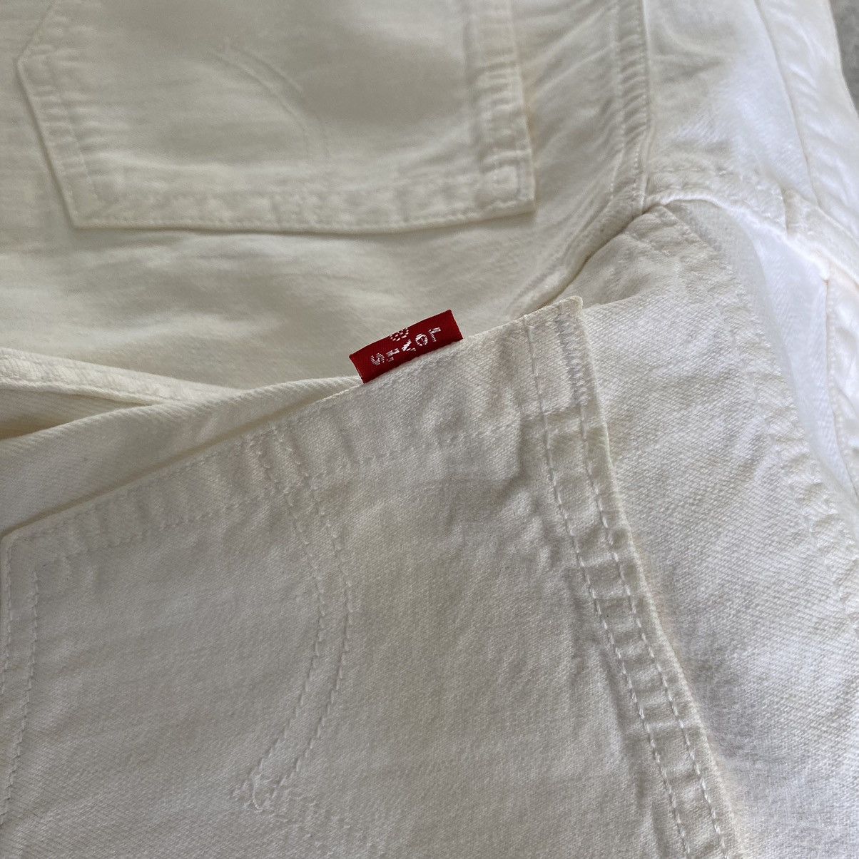 Levi's Size 30x34 Vintage 2004 Levi’s 501 Off White Denim Jeans Size US 30 / EU 46 - 17 Thumbnail