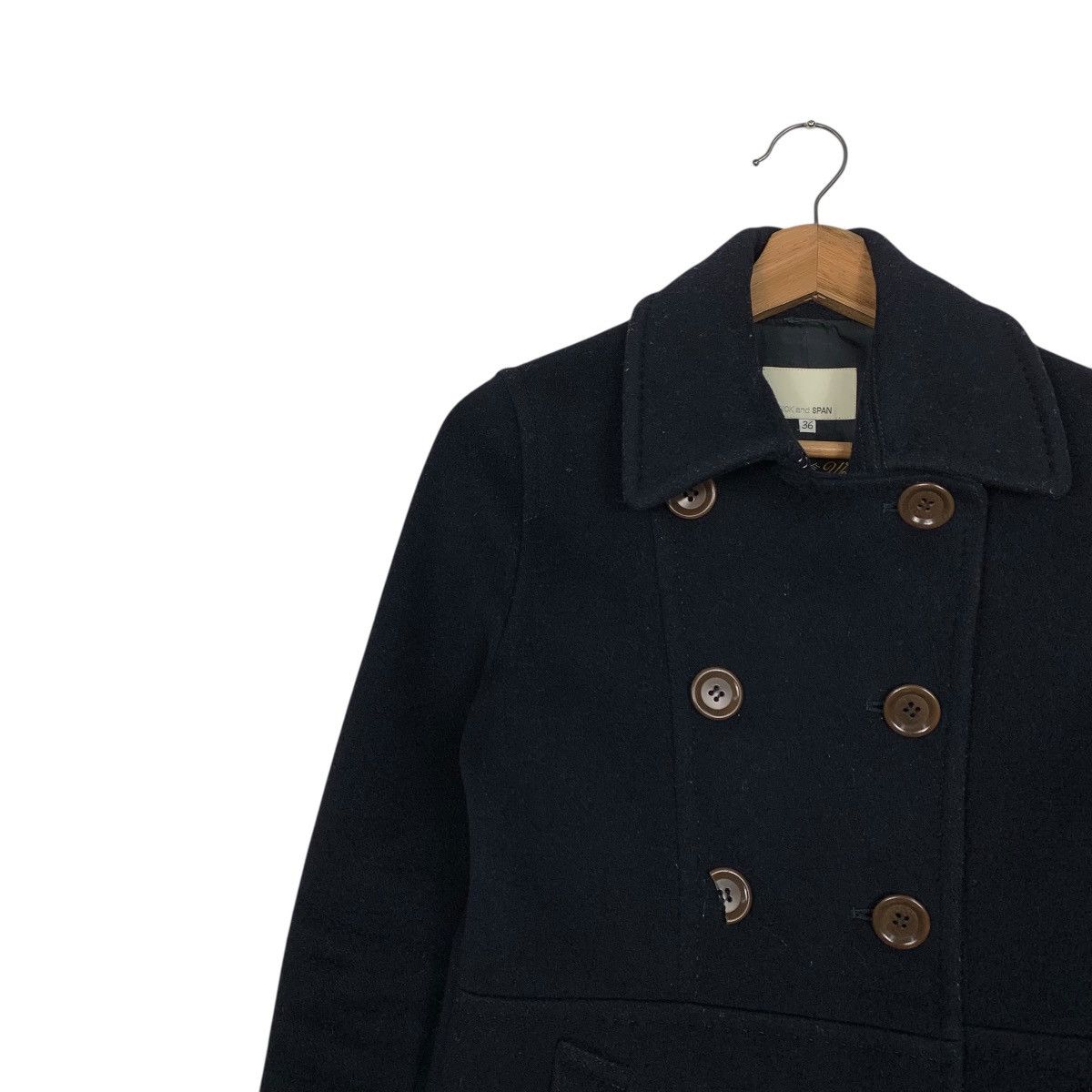 Japanese Brand Spick And Span Double Breasted Wool Cashmere Jacket Size S / US 4 / IT 40 - 6 Thumbnail