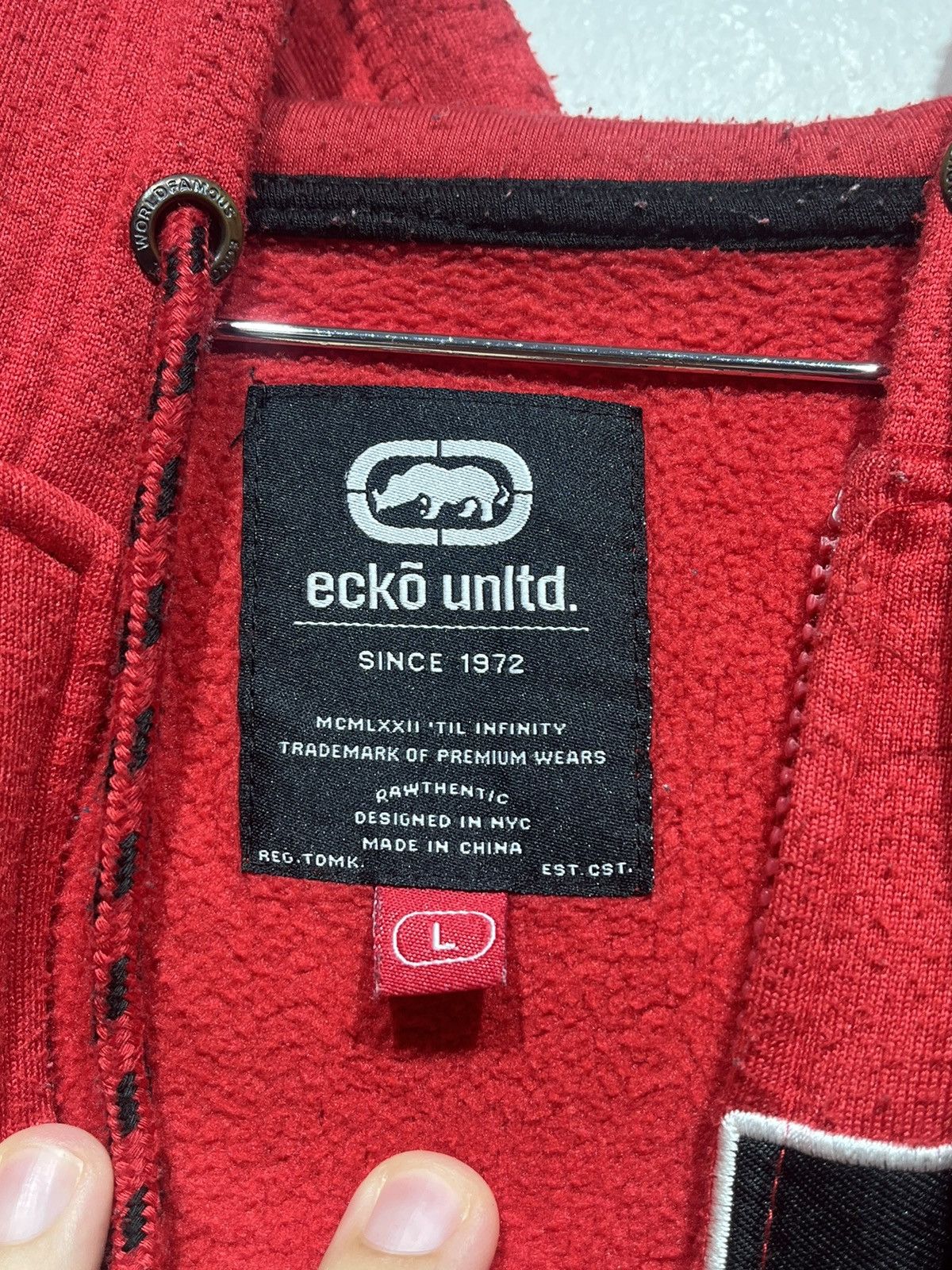 Ecko Unltd. × Marc Ecko Vintage Y2k ecko unltd. zip up hoodie Size US L / EU 52-54 / 3 - 3 Thumbnail