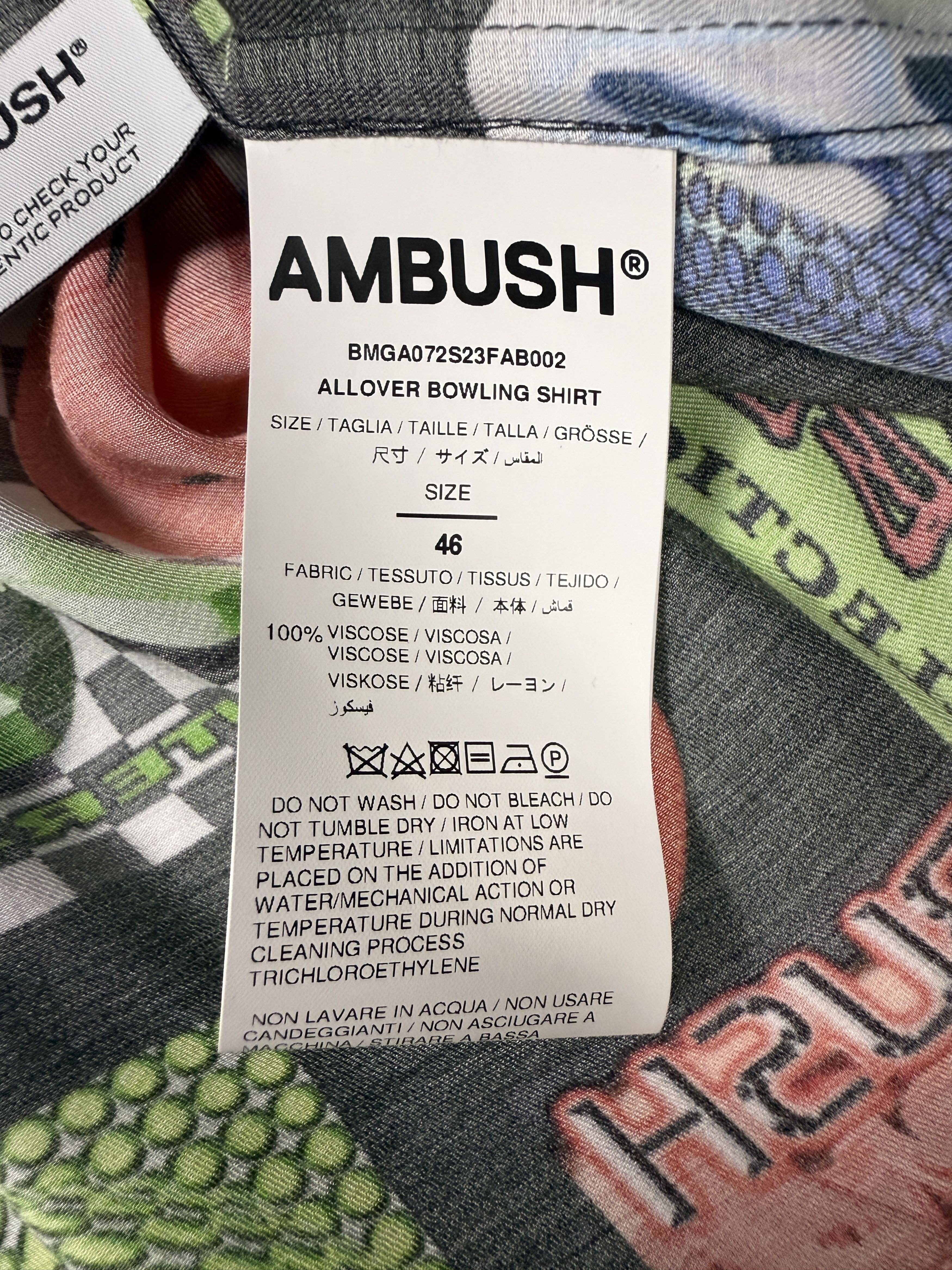 Ambush Design $825 Ambush Bowling Shirt Size US S / EU 44-46 / 1 - 12 Thumbnail