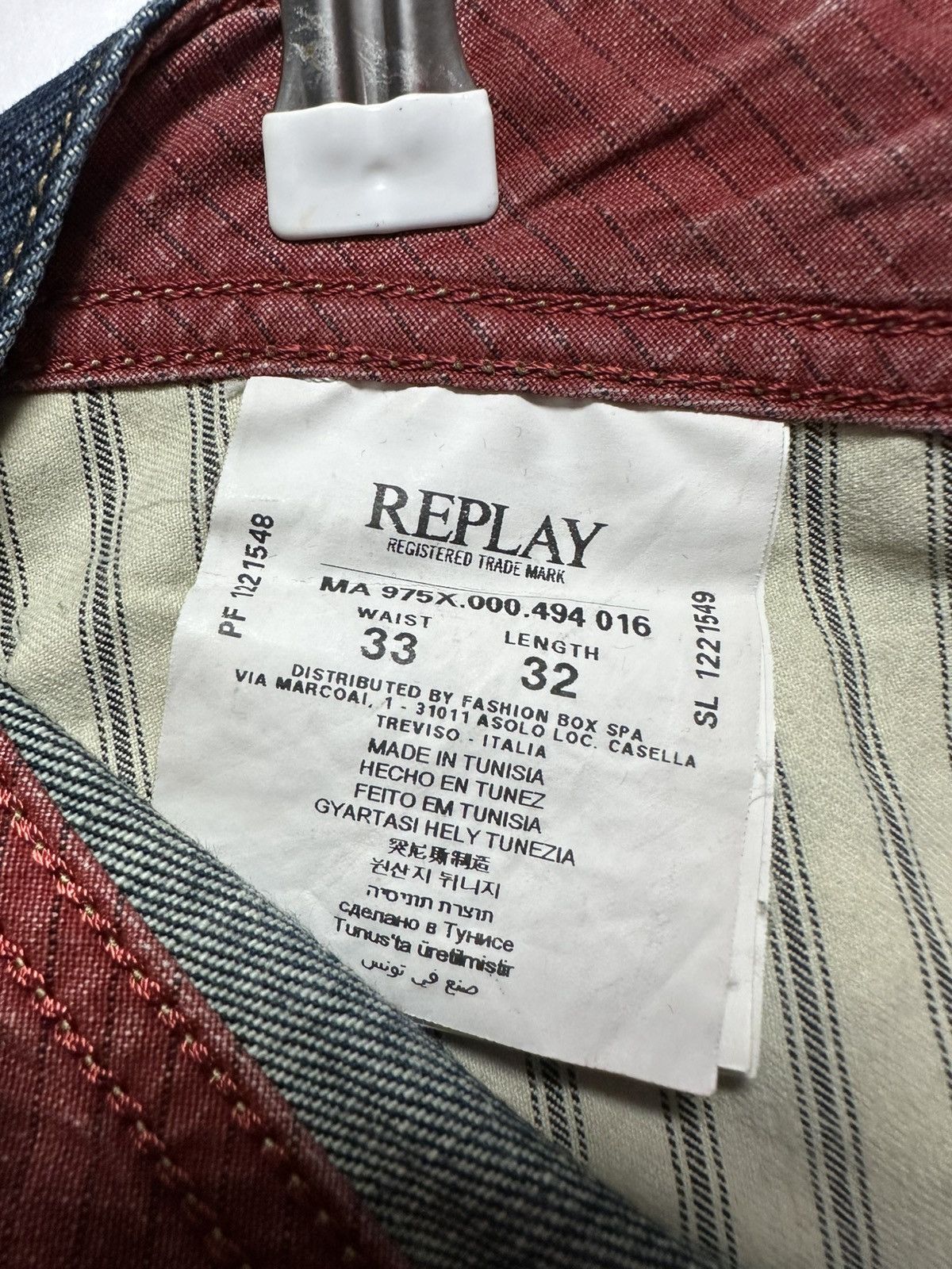 Replay Replay Fashion Box Japan Salvage Vintage True Denim Size US 32 / EU 48 - 11 Thumbnail