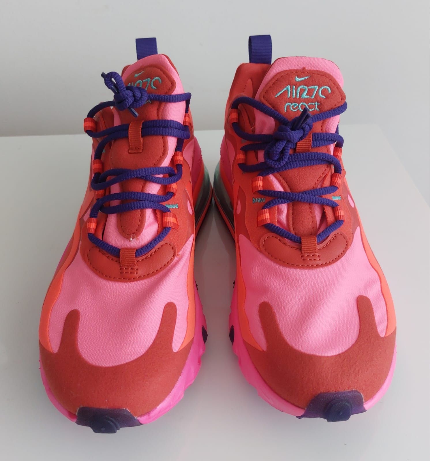 Nike Nike Air Max 270 React Mystic Red Size US 6.5 / IT 36.5 - 5 Thumbnail