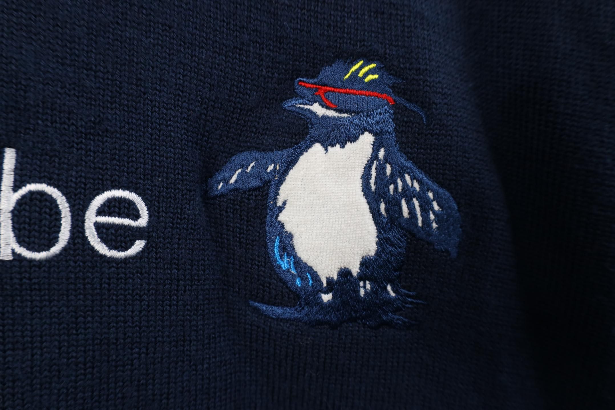 Vintage Vintage 90s Streetwear Knit Penguin Golf Golfing Sweater Size US L / EU 52-54 / 3 - 6 Thumbnail
