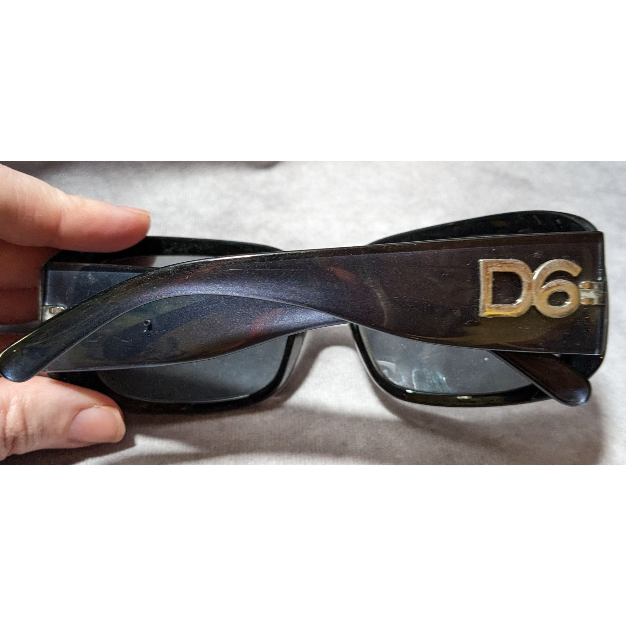 Other D6 Retro Dark Grey Metallic Unisex Sunglasses Size ONE SIZE - 5 Thumbnail