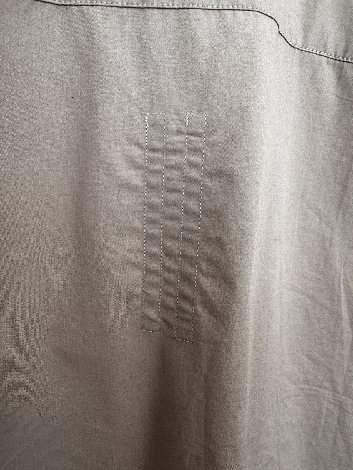 Rick Owens WORK SHIRT PEARL 56 Size US XXL / EU 58 / 5 - 10 Thumbnail