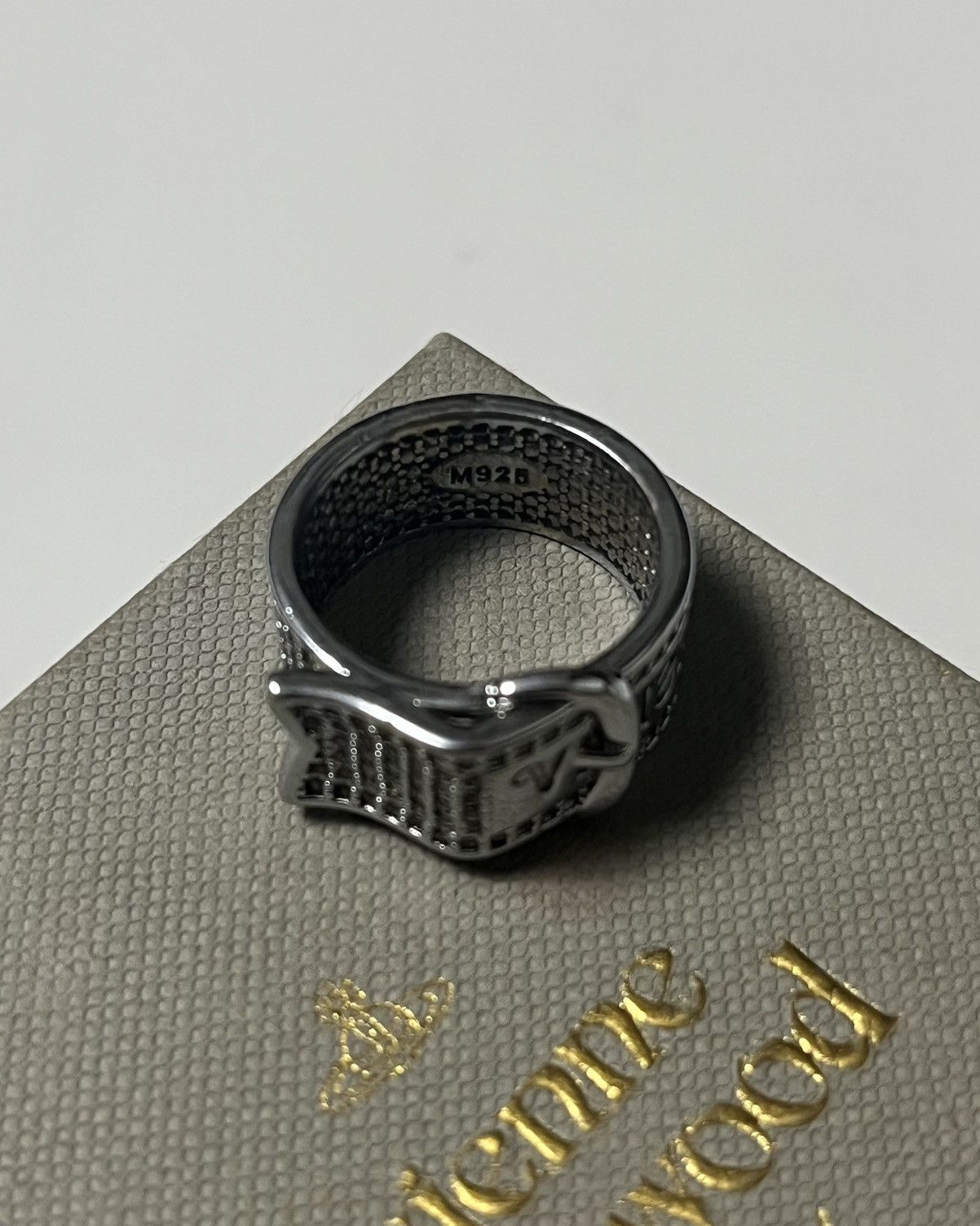 Vivienne Westwood Vivienne Westwood M925 Sterling Silver Gimmick Ring Size ONE SIZE - 1 Thumbnail