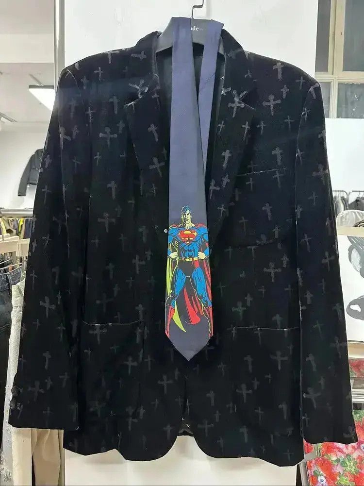 Yohji Yamamoto Yohji Yamamoto Y's Superman Tie-2507 Size ONE SIZE - 1 Thumbnail