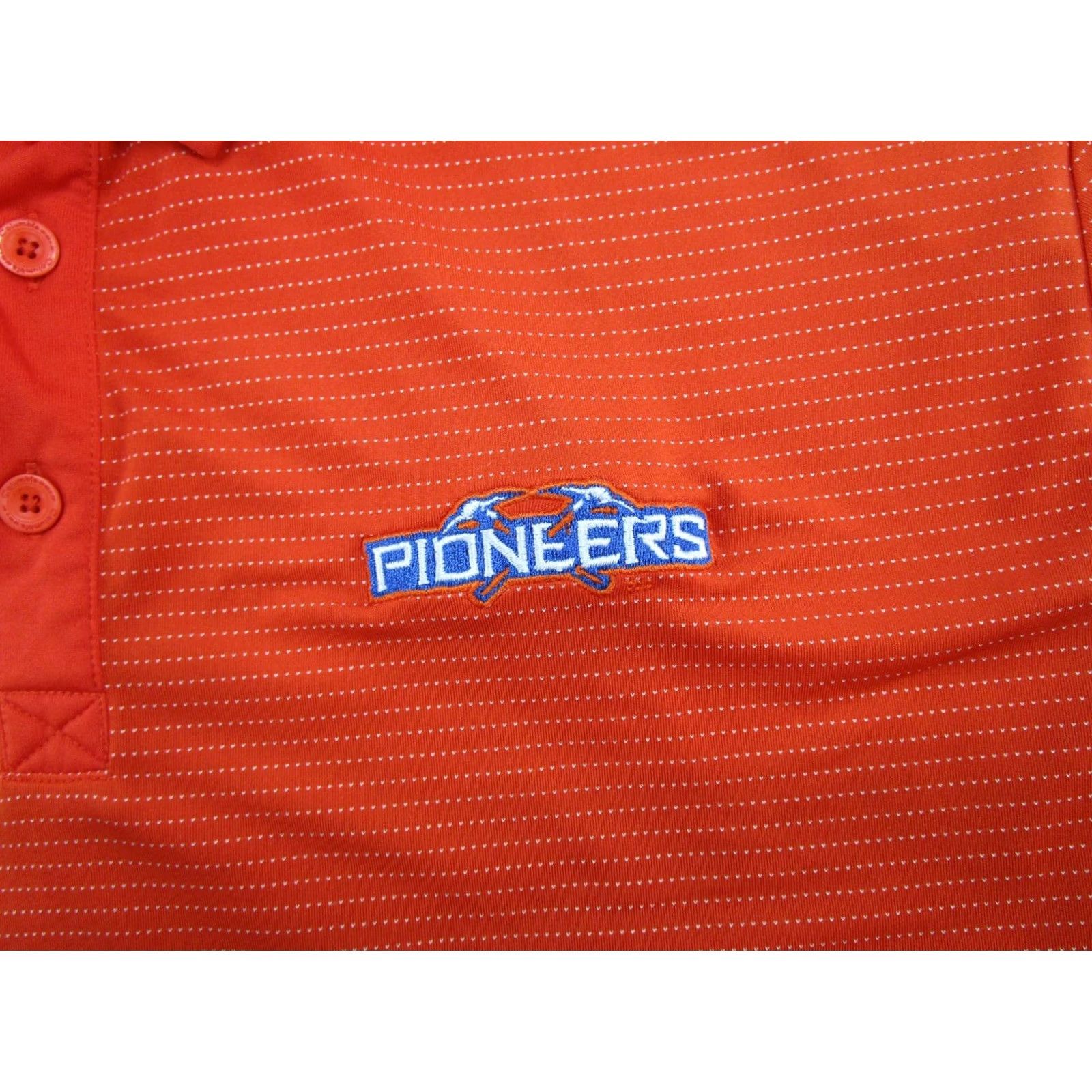 Vintage Columbia Polo Shirt Mens L Orange Golf Omni Wick Striped Casual Breathable Logo Polo, Regular Fit, Cotton? (note: exclude new info) Size US L / EU 52-54 / 3 - 3 Thumbnail