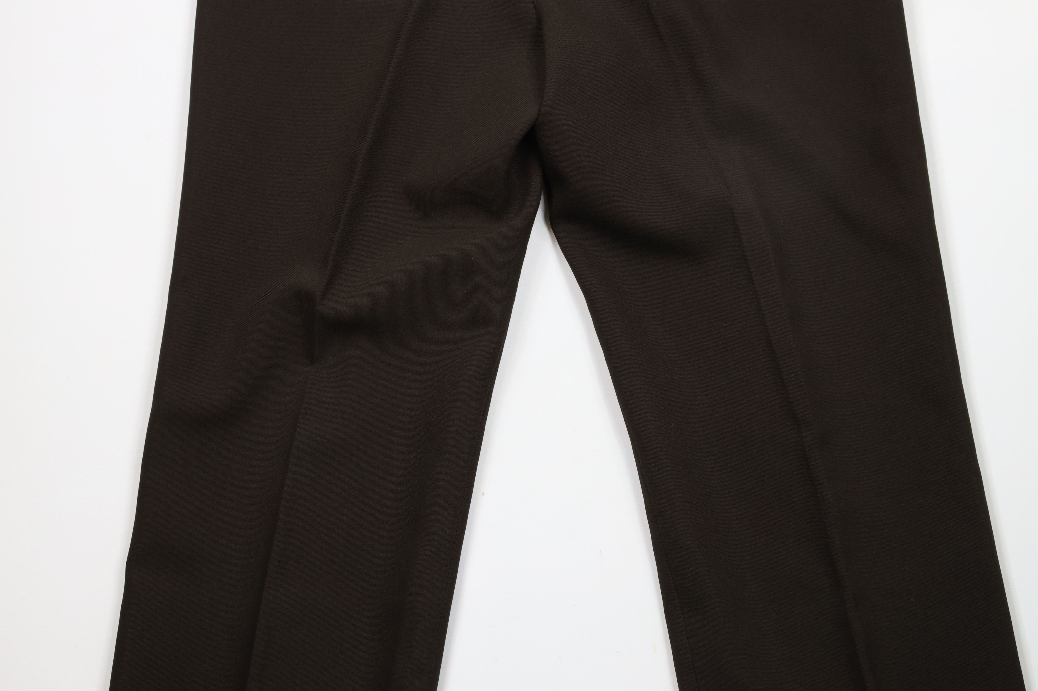 Vintage Vintage 70s Streetwear Wide Leg Knit Chino Pants Brown USA Size US 34 / EU 50 - 12 Thumbnail