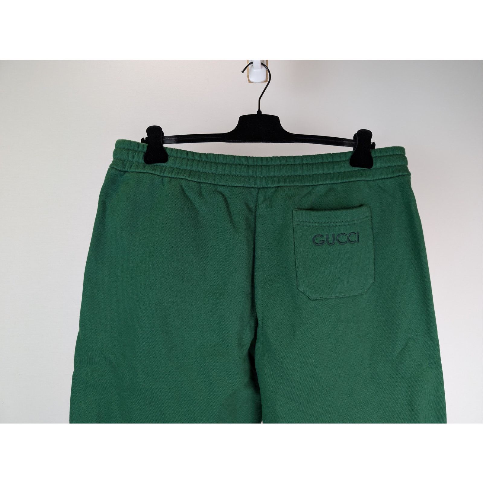 Gucci o1rshd1 Cotton Jersey Jogging Pants with Web Stripe in Green Size US 40 / EU 56 - 10 Thumbnail