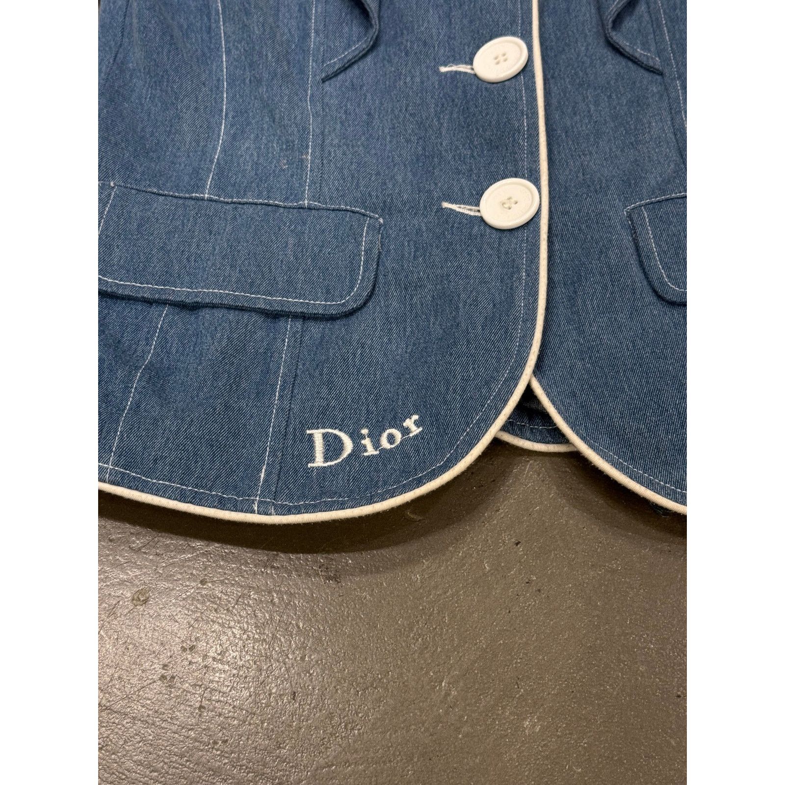 Dior 2000s Christian Dior hybrid denim jacket Size L / US 10 / IT 46 - 4 Thumbnail