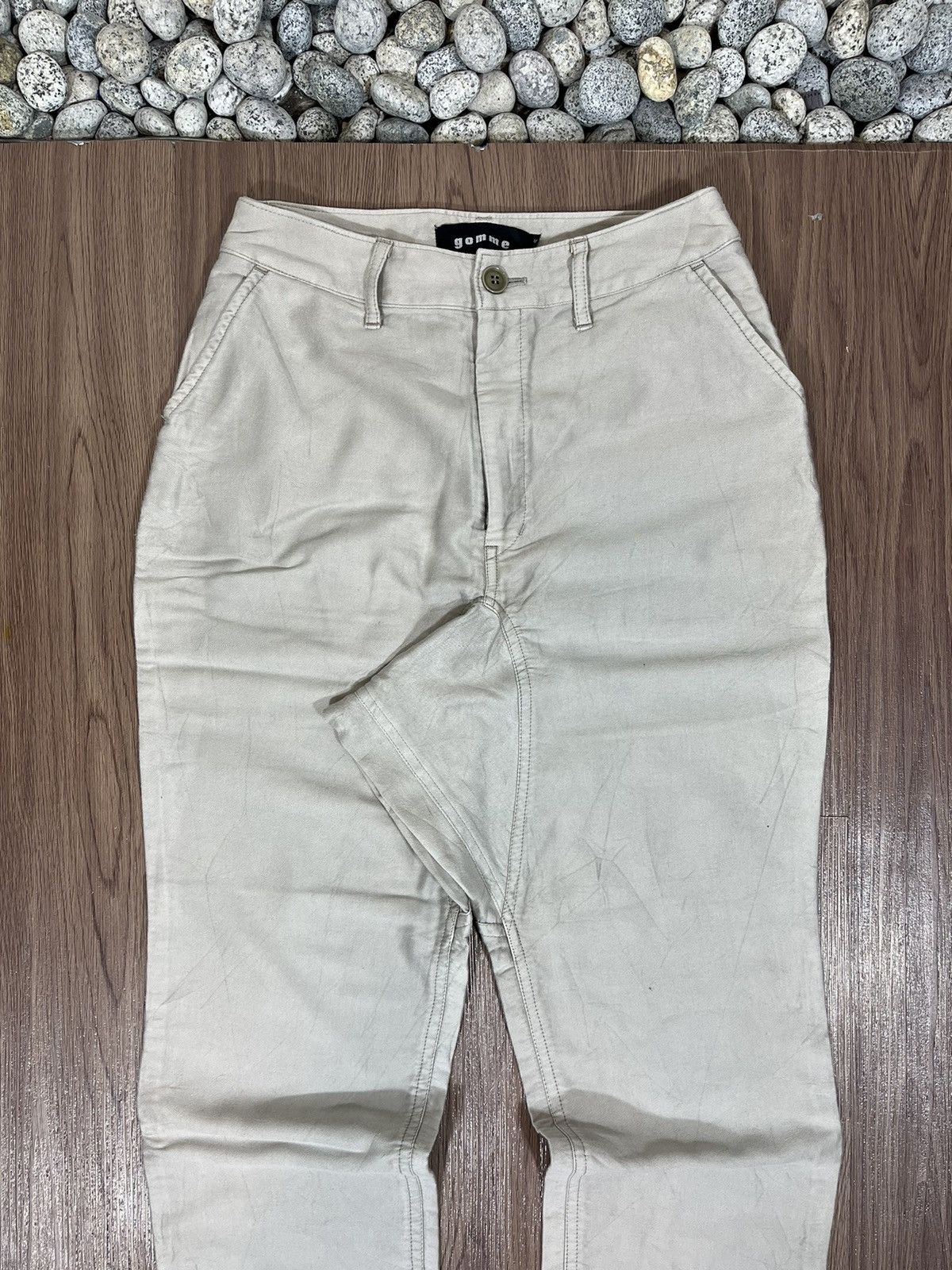 Yohji Yamamoto × gomme Gomme Ankle Pant / Hakama Drop Crotch Style Size US 27 - 3 Thumbnail