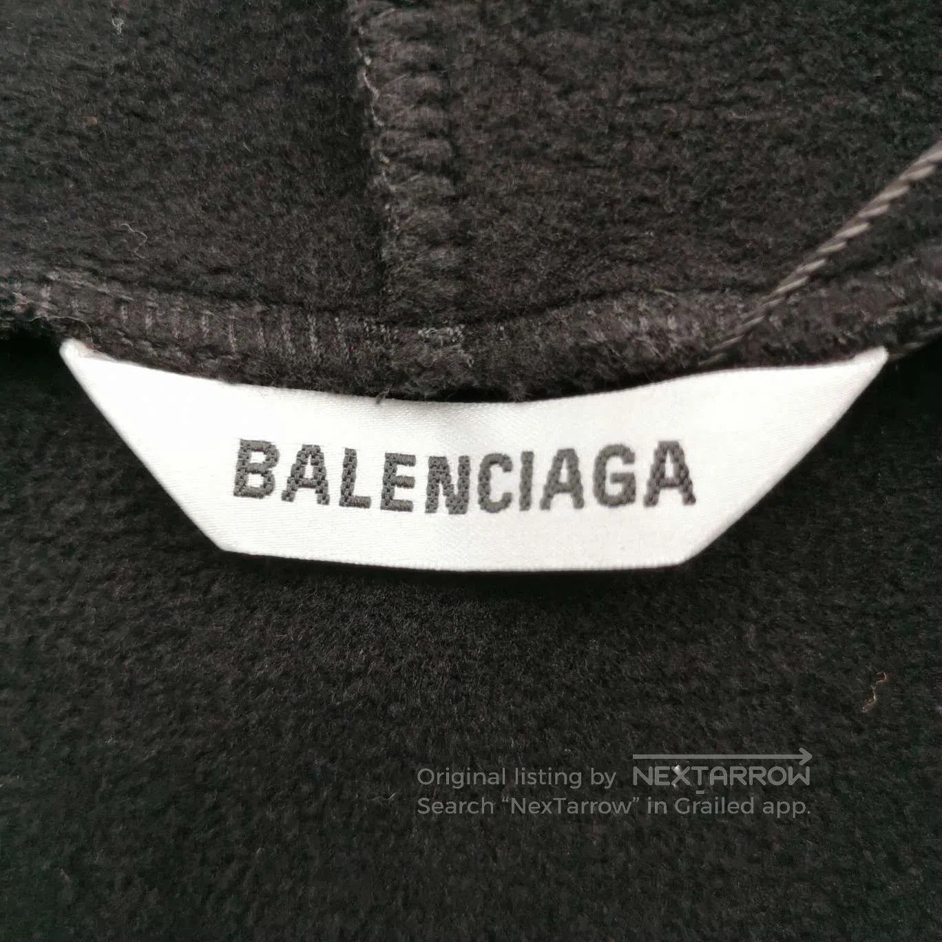 Balenciaga Balenciaga S Size Cotton Solid Hooded Sweatshirt. Size S / US 4 / IT 40 - 4 Thumbnail
