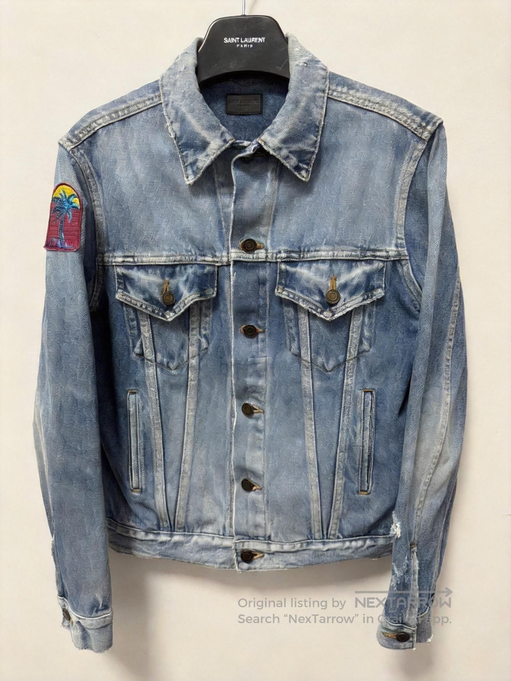 Hedi Slimane × Saint Laurent Paris STEAL!! Distressed Hedi Slimane