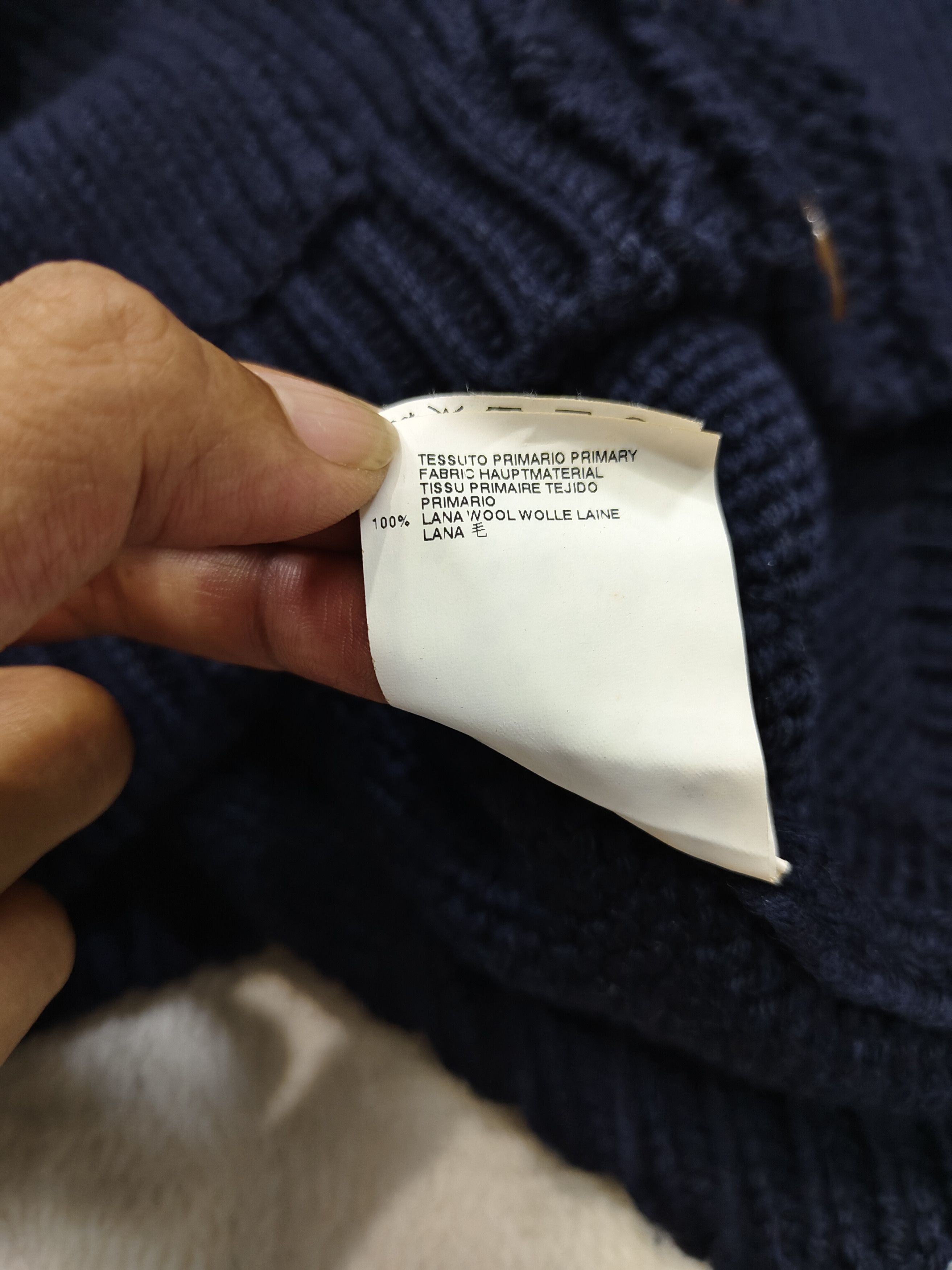 Vivienne Westwood V. W Man- Orb Logo Heavy Wool Shawl Collar Knit Cardigan Size US M / EU 48-50 / 2 - 7 Thumbnail