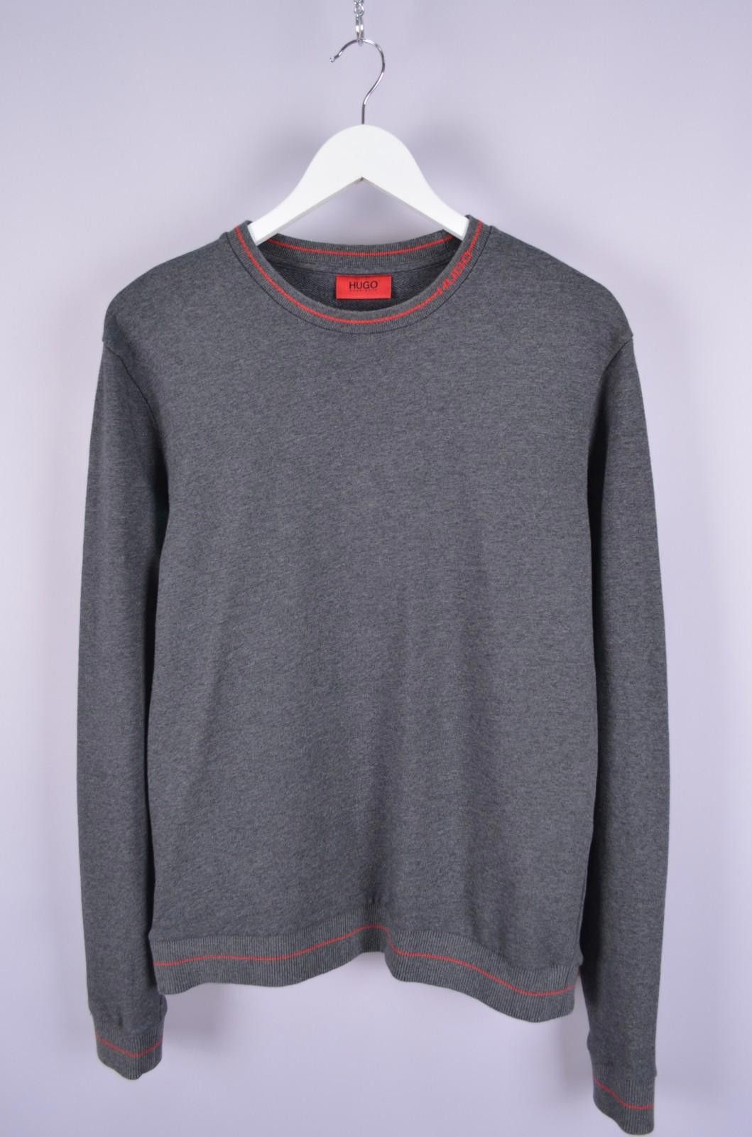 Hugo Boss Hugo Boss Drick Grey Sweatshirt Neck Logo Size M Designer Size US M / EU 48-50 / 2 - 1 Thumbnail