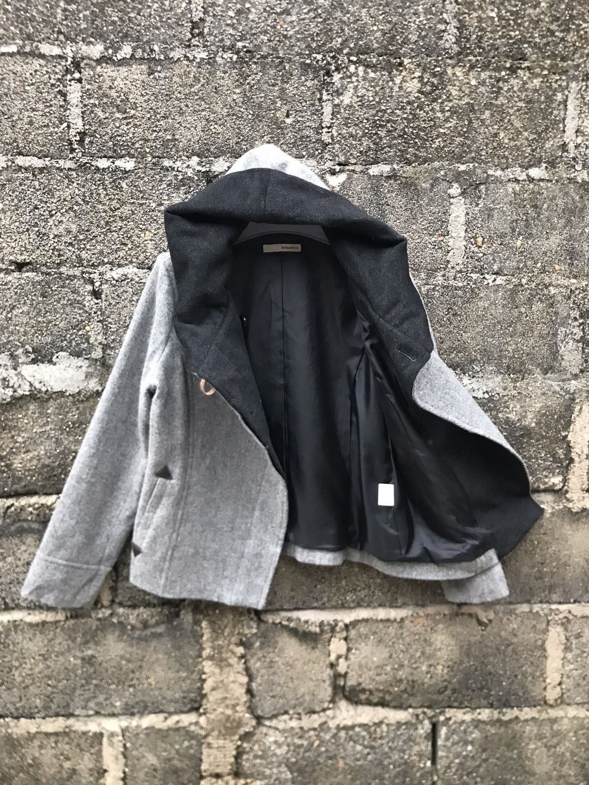 Japanese Brand 🔥Bonappetit Button Wool Cropped Jacket Size S / US 4 / IT 40 - 8 Thumbnail