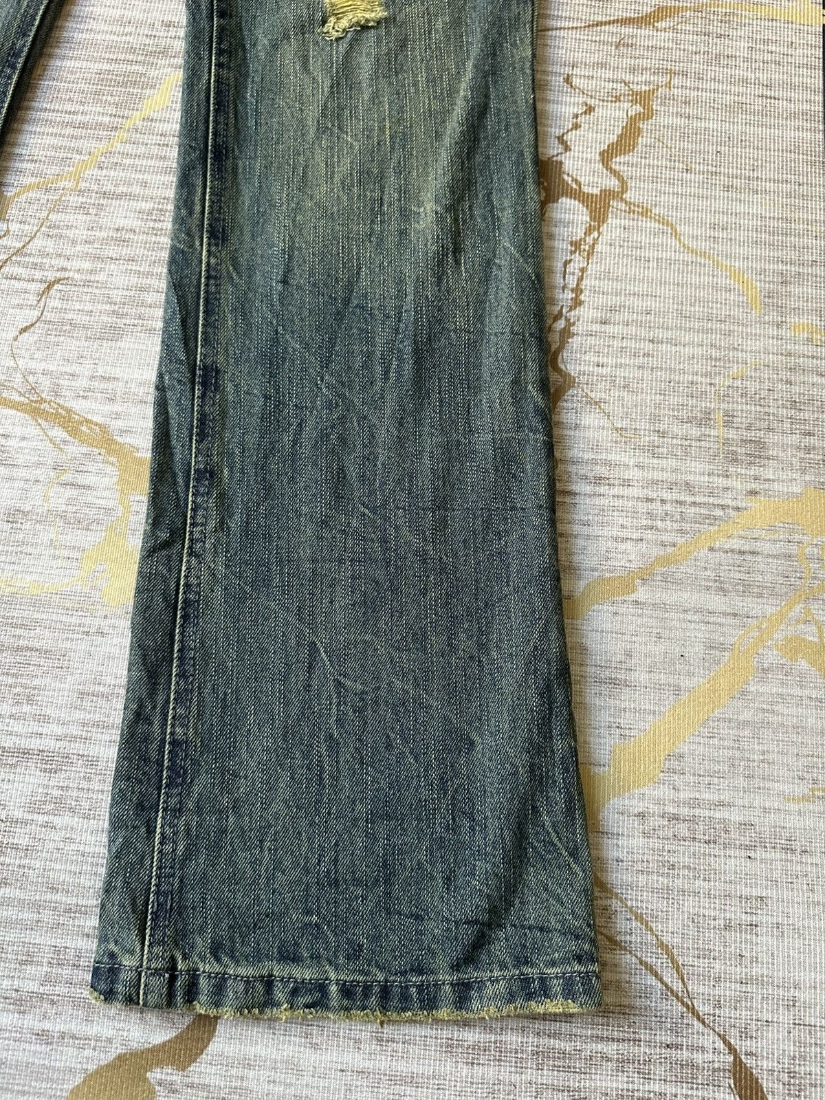 Tornado Mart FLARE Tornado Mart Design Style Distressed Denim Size US 34 / EU 50 - 8 Thumbnail