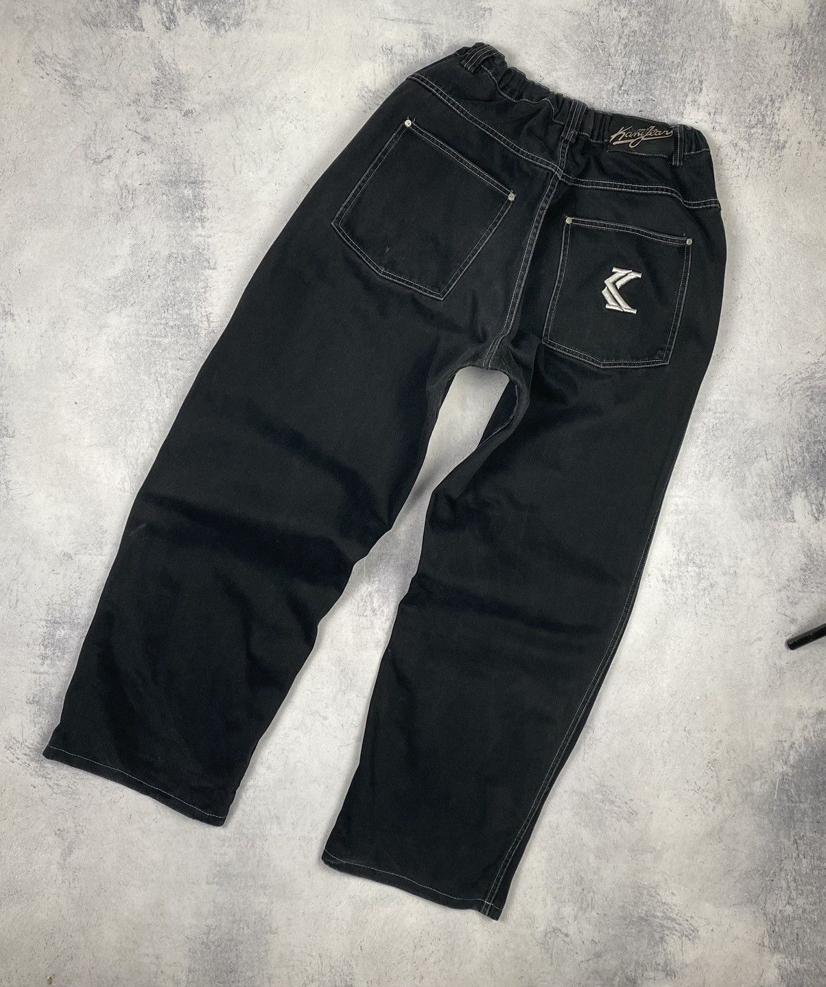 Karl Kani × Vintage Karl Kani Jeans Baggy Denim Vintage Y2K Style Hip Hop SK8 Size US 36 / EU 52 - 1 Thumbnail