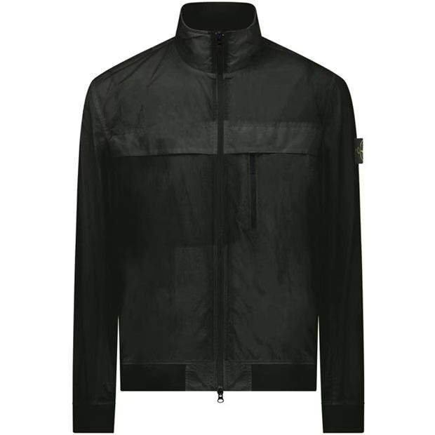 o1g2r1mq0724 Crinkle Reps Jackets in Black