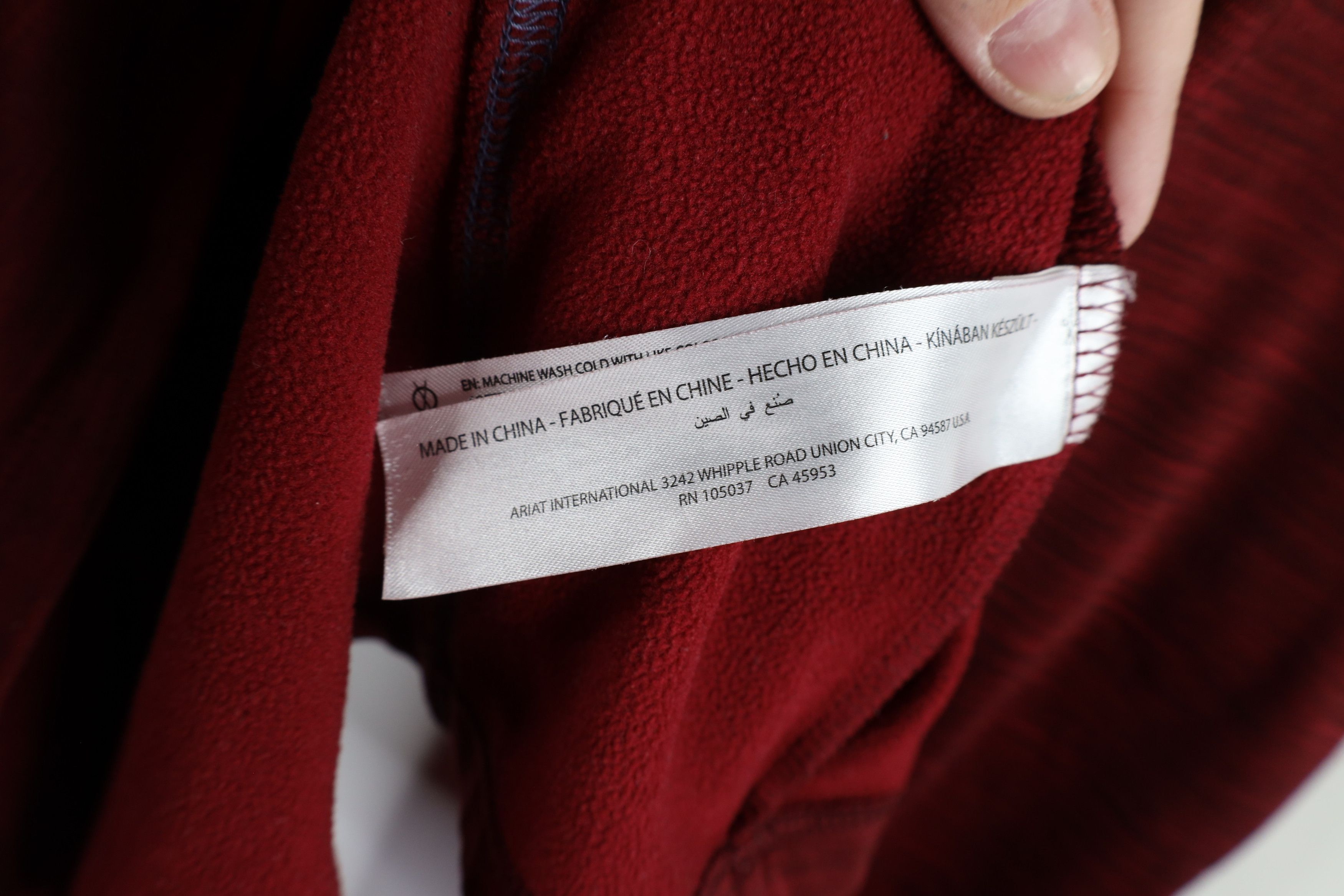 Ariat × Vintage Ariat Tek Series Spell Out Half Zip Pullover Sweatshirt Red Size L / US 10 / IT 46 - 7 Thumbnail